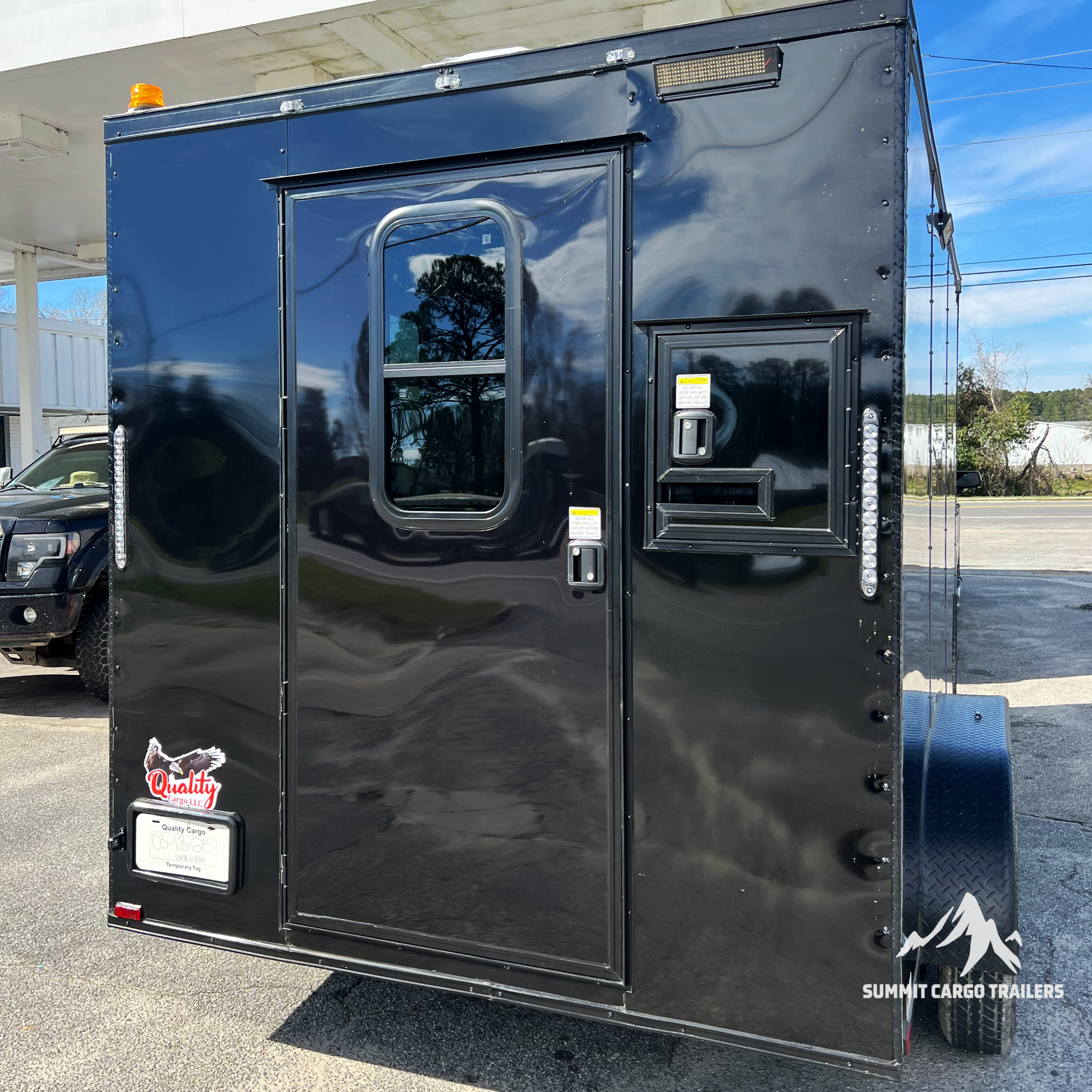 7X12TA Black Splicing Trailer