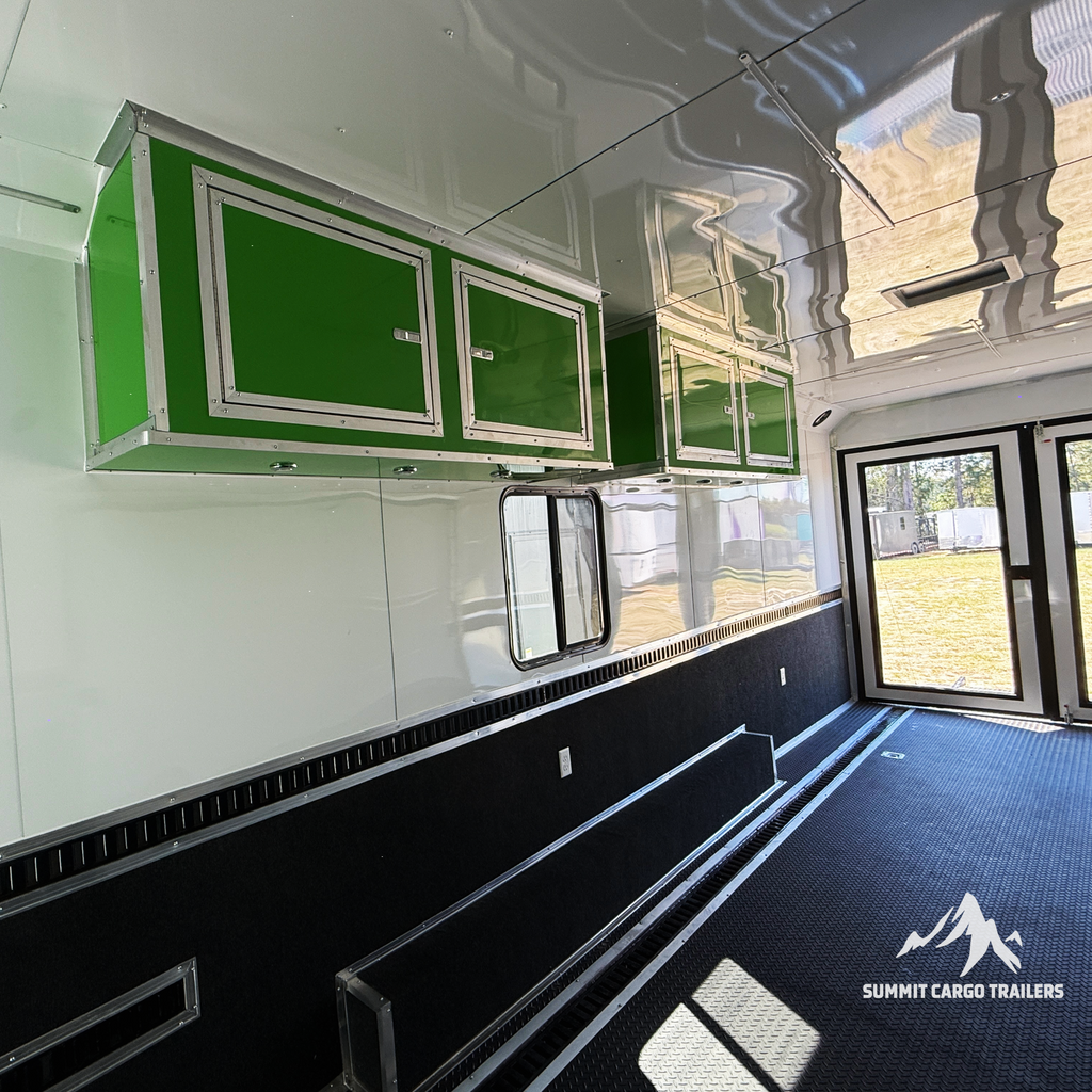 8.5X32TTA White Race Ready Trailer