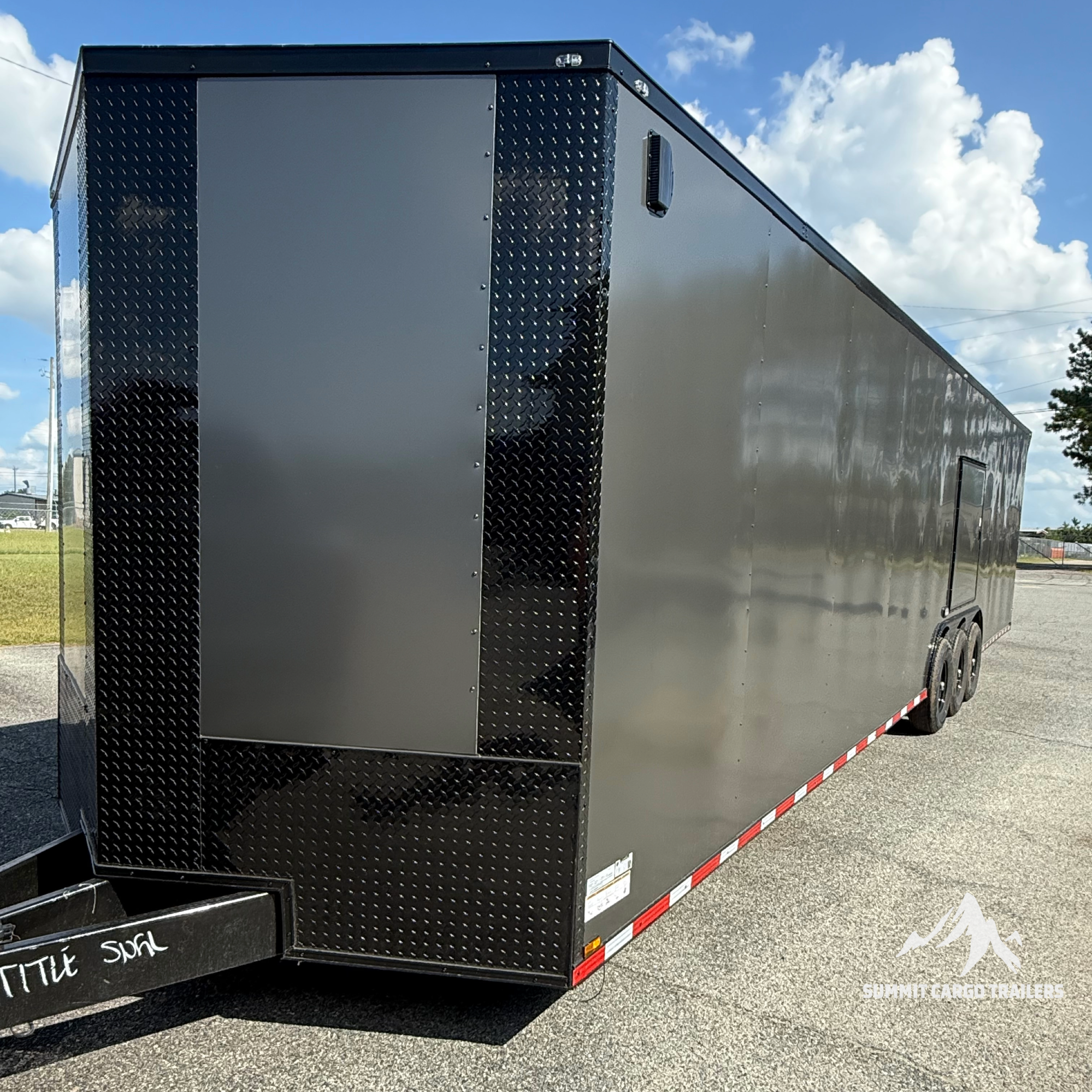 8.5X36TTA5 Charcoal Standard Car Hauler Trailer