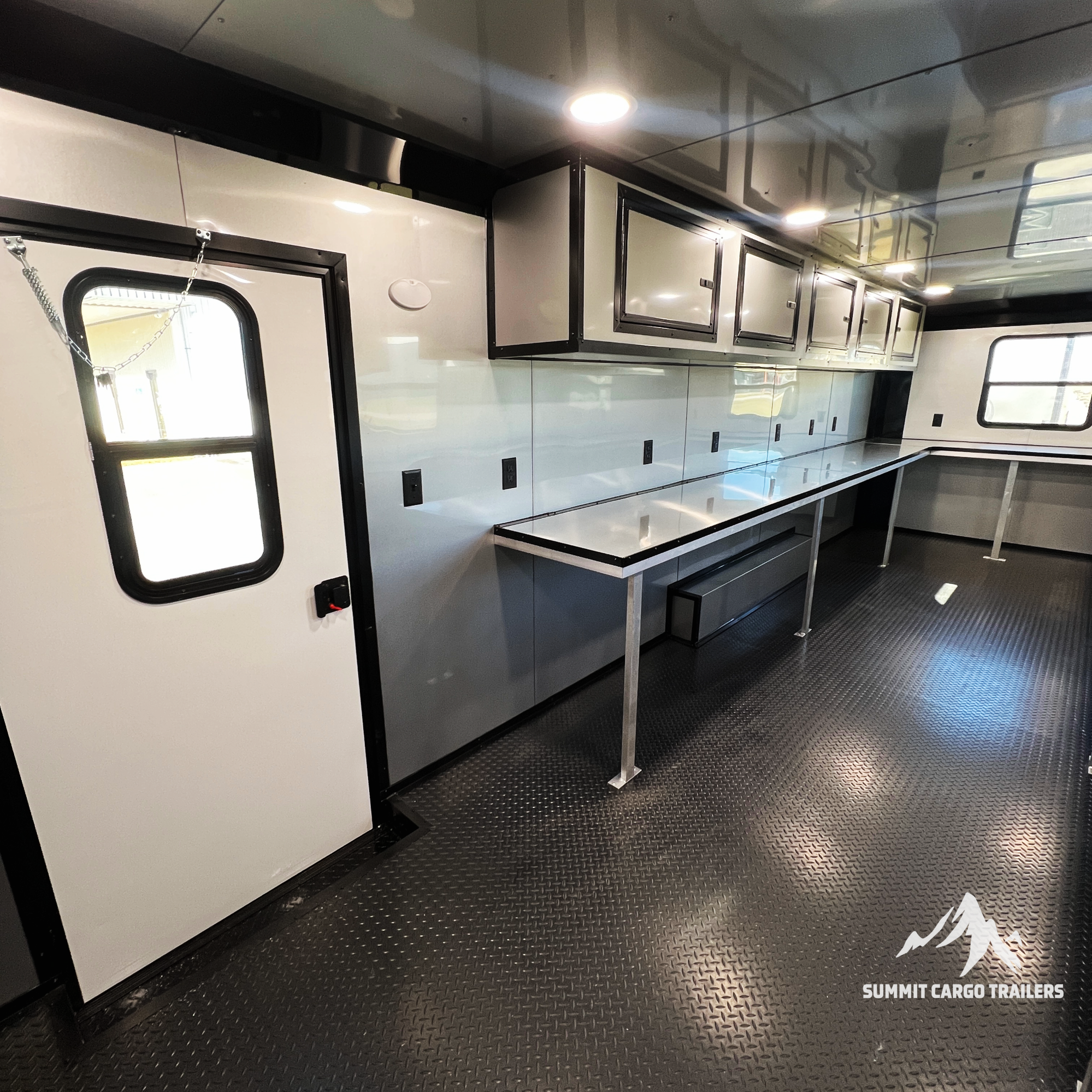 8.5X24TA White Office Trailer