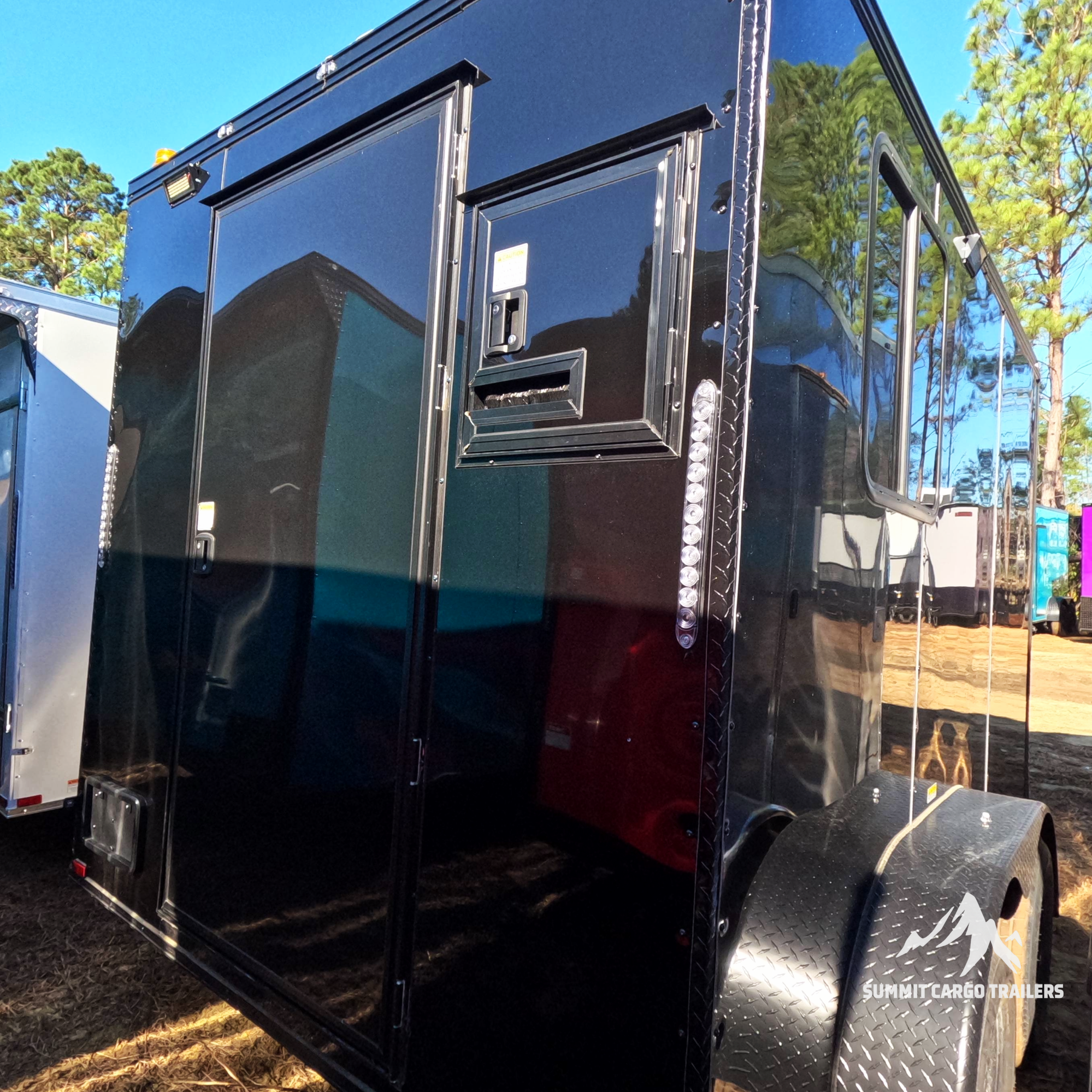 7X12TA Black Splicing Trailer