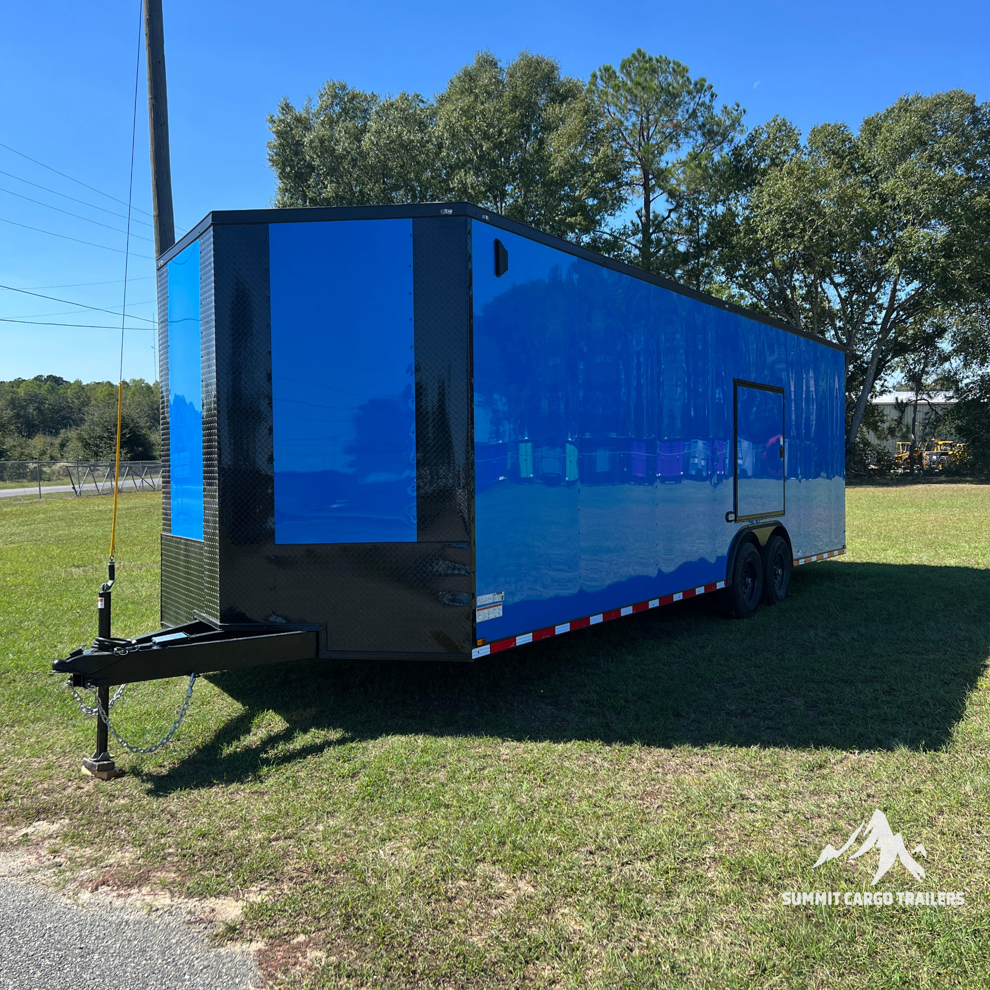 8.5X26TA Blue Standard Car Hauler Trailer