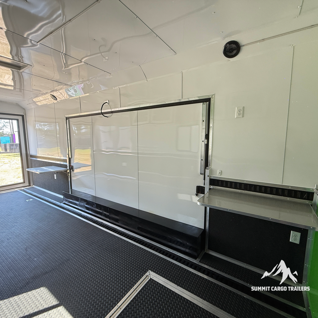 8.5X32TTA White Race Ready Trailer