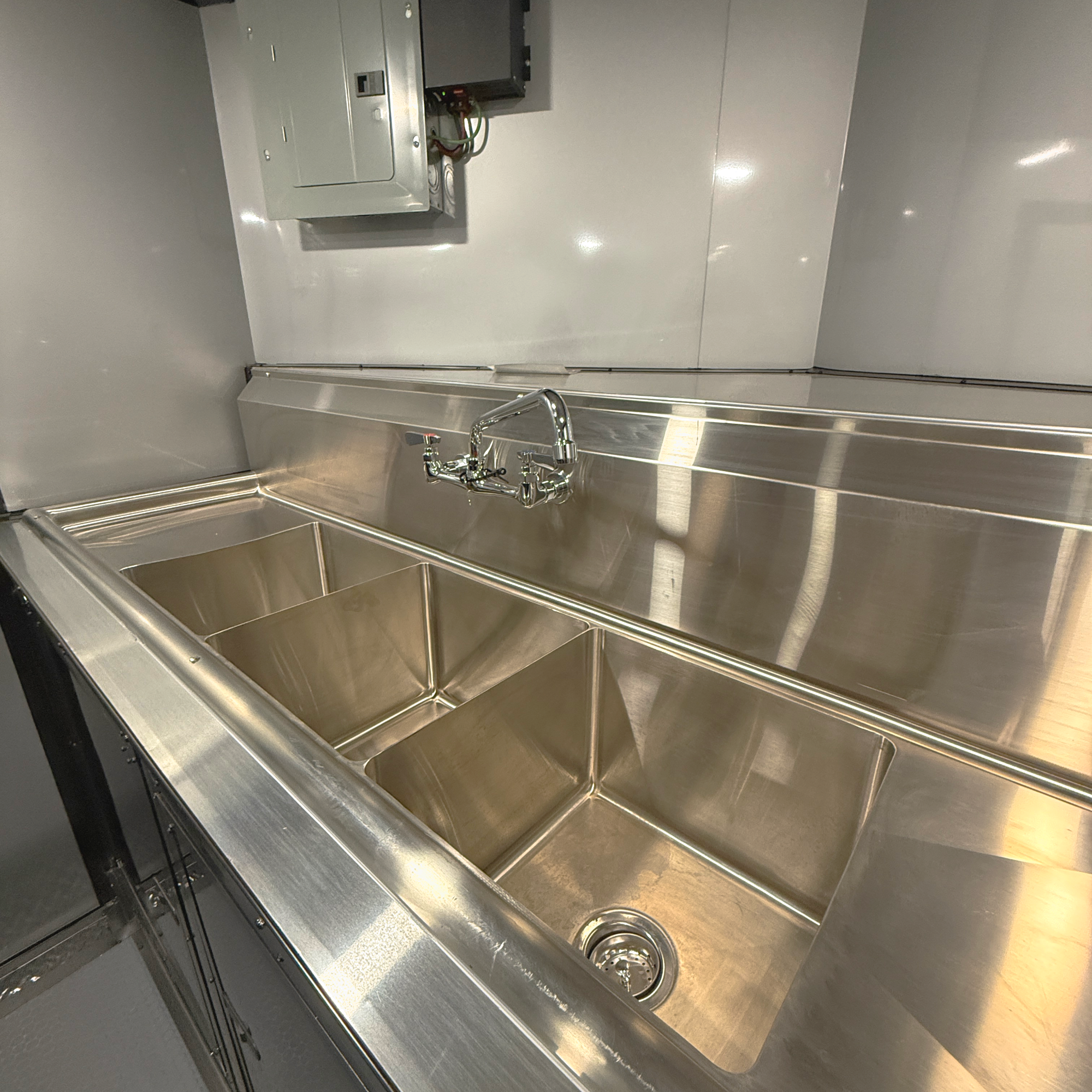 8.5X14TA Black Concession Trailer