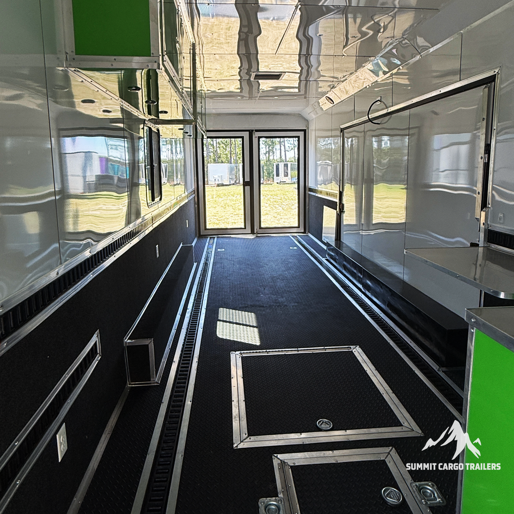 8.5X32TTA White Race Ready Trailer