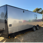 8.5X24TA3 Charcoal Race Ready Trailer