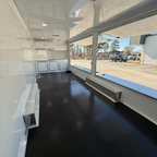 8.5X24TA3 White Gullwing Vendor Trailer