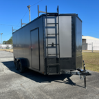7X16TA Charcoal Work Trailer
