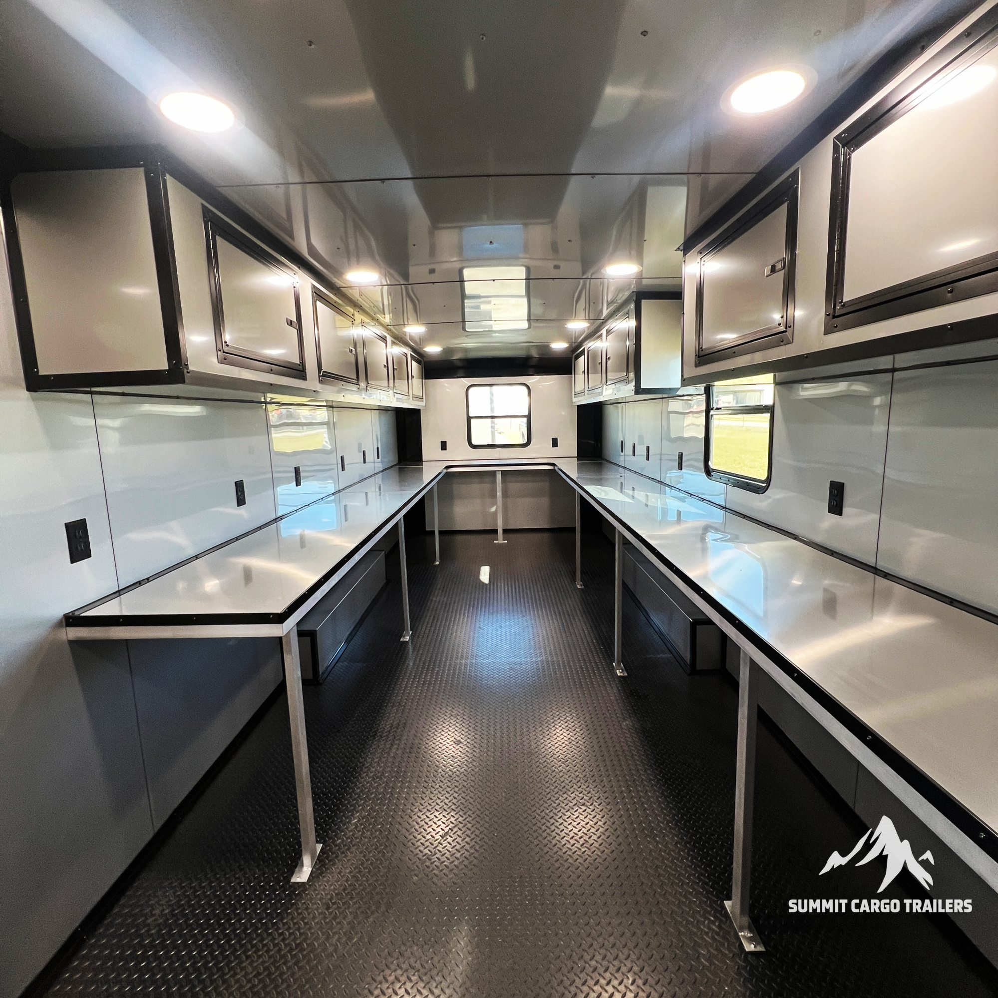 8.5X24TA White Office Trailer