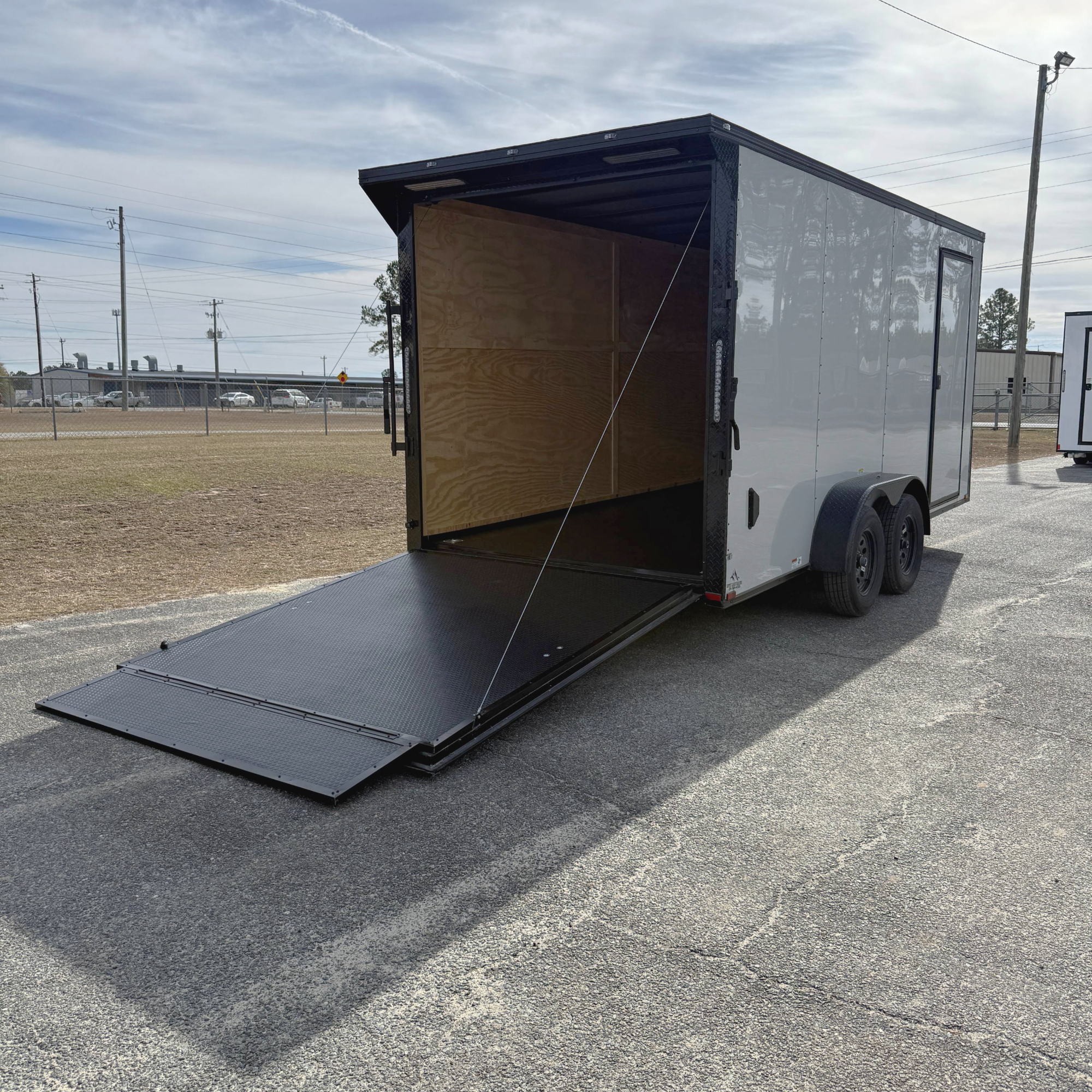 7X16TA Silver Work Trailer