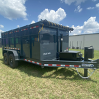 7X14TA Athracite Grey Dump Trailer
