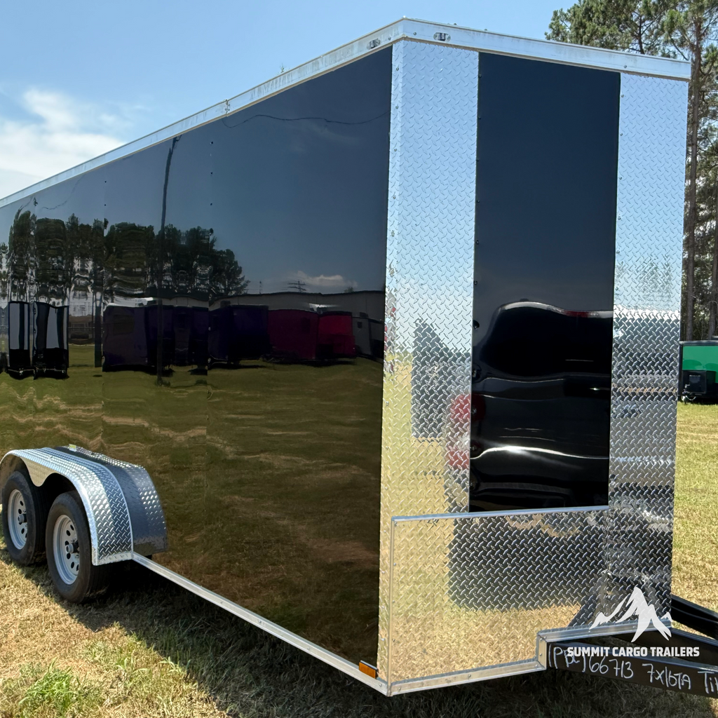 7X16TA Black Standard Trailer