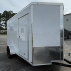 6X12SA White Standard Trailer