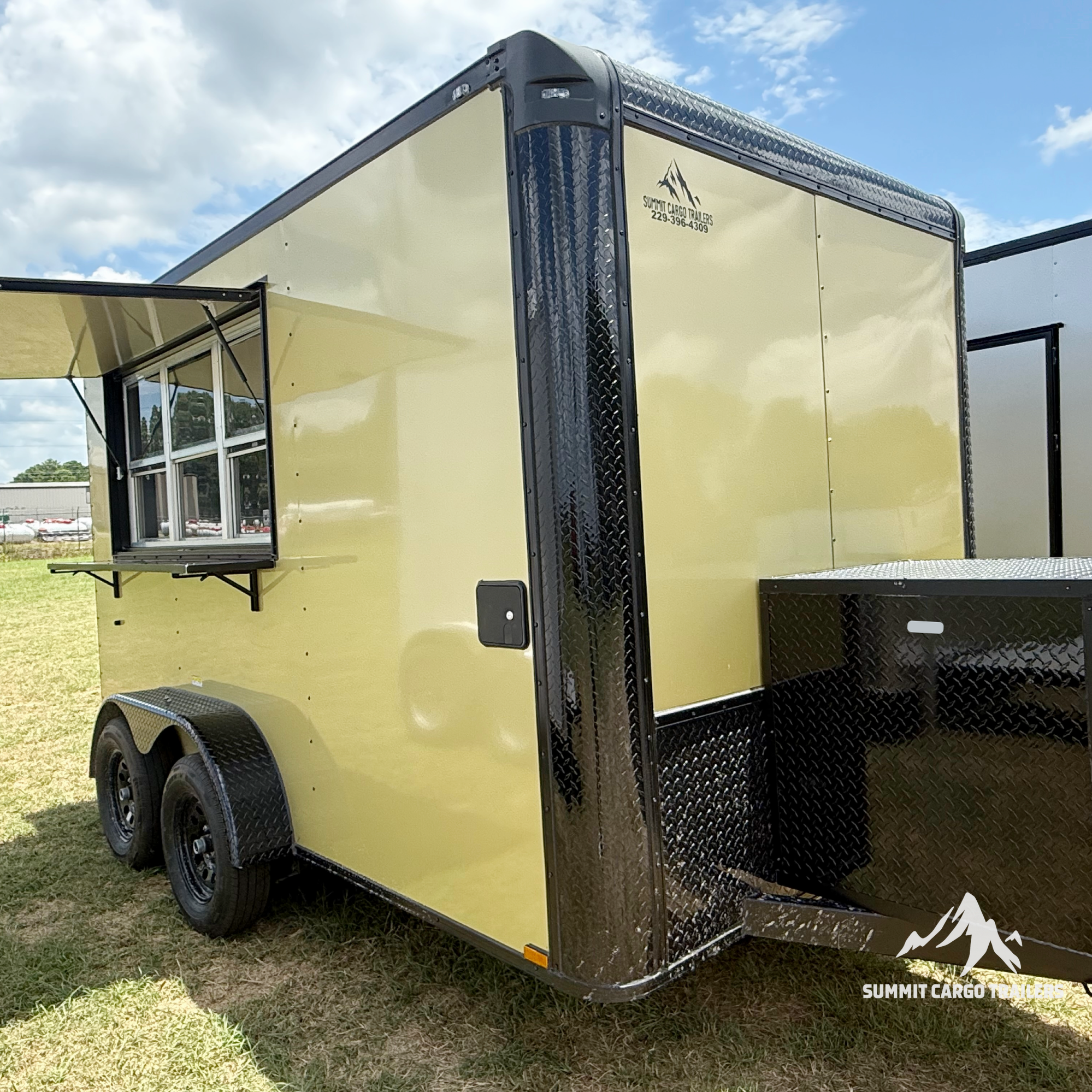 7X12TA Copper Beverage Concession Trailer