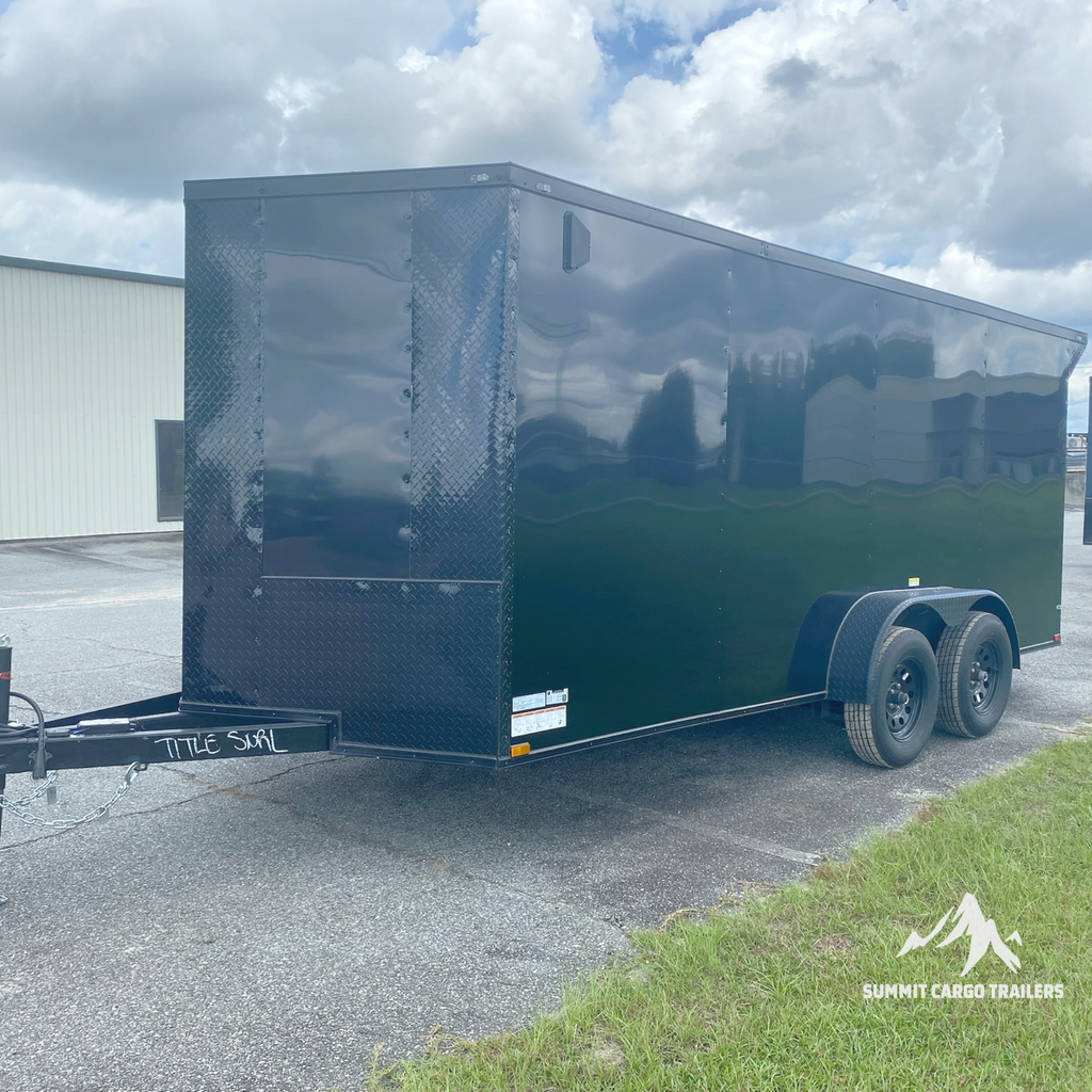 7X16TA Black Standard Trailer