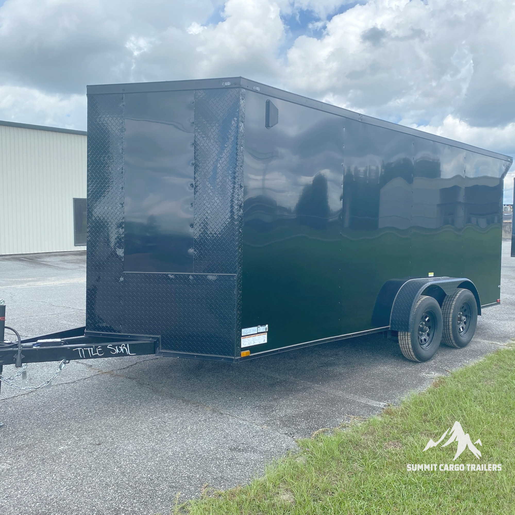 7X16TA Black Standard Trailer