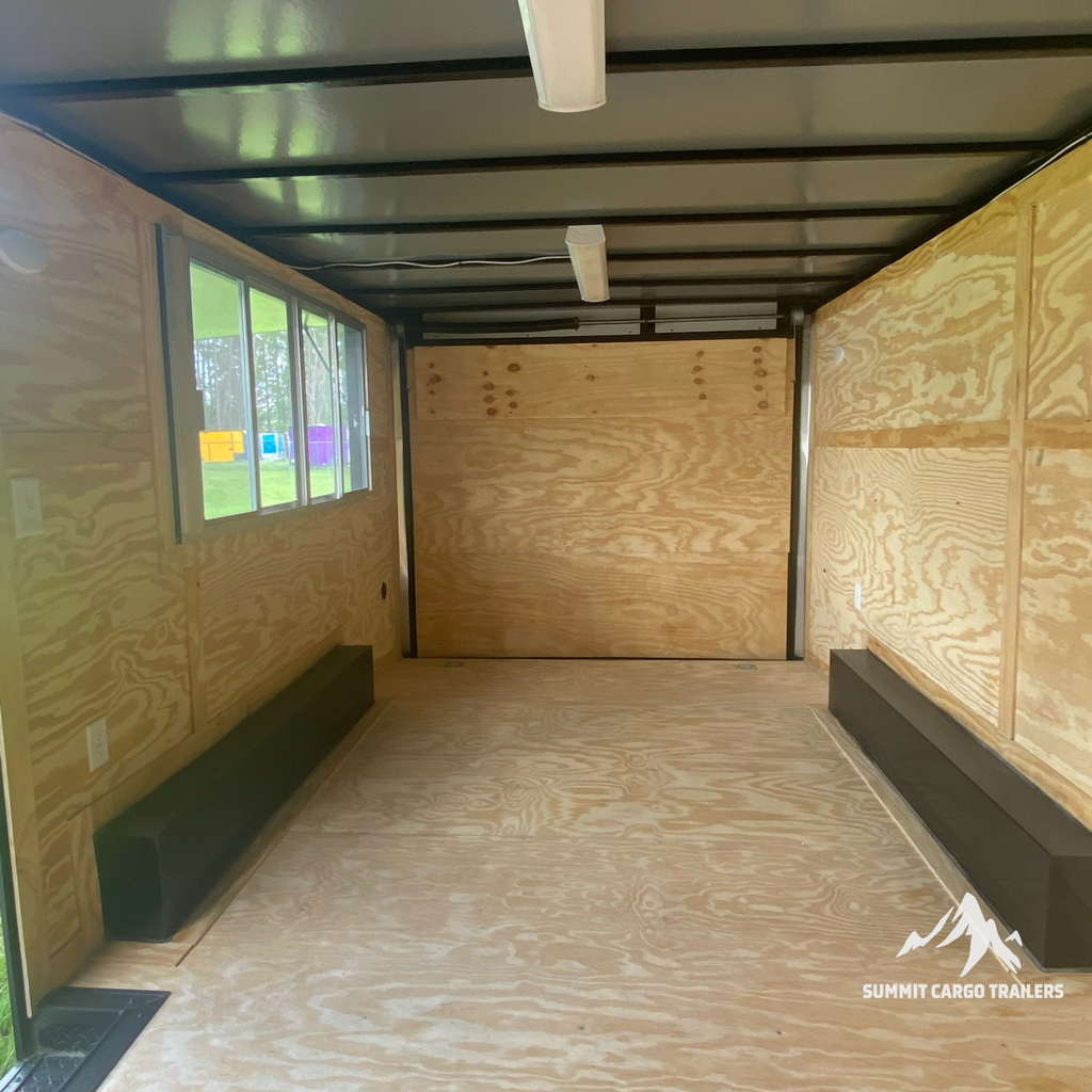 8.5X16TA Black Standard Concession Trailer