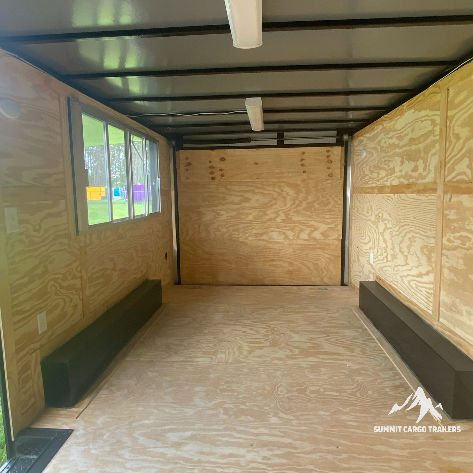 8.5X16TA Black Standard Concession Trailer