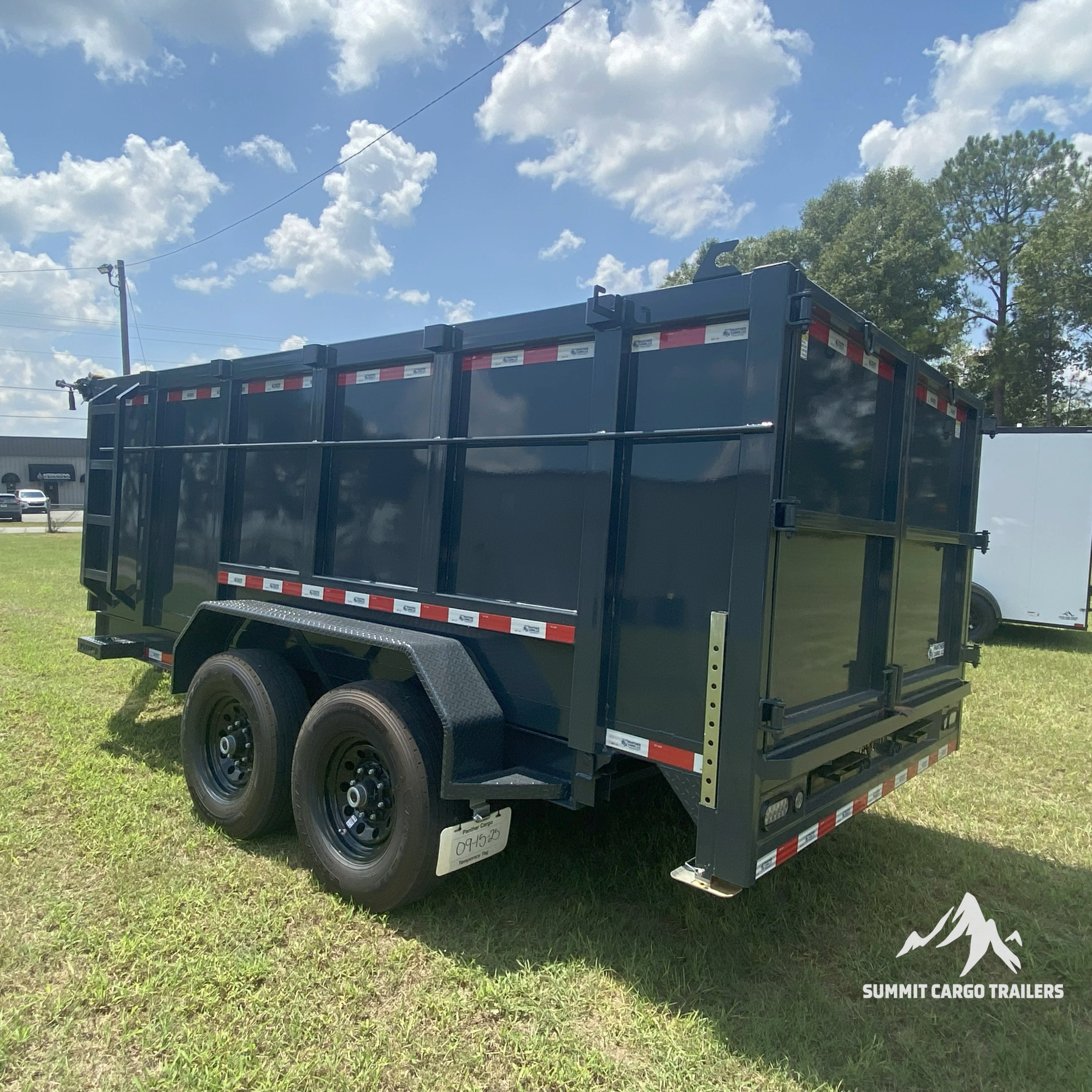 7X14TA Athracite Grey Dump Trailer