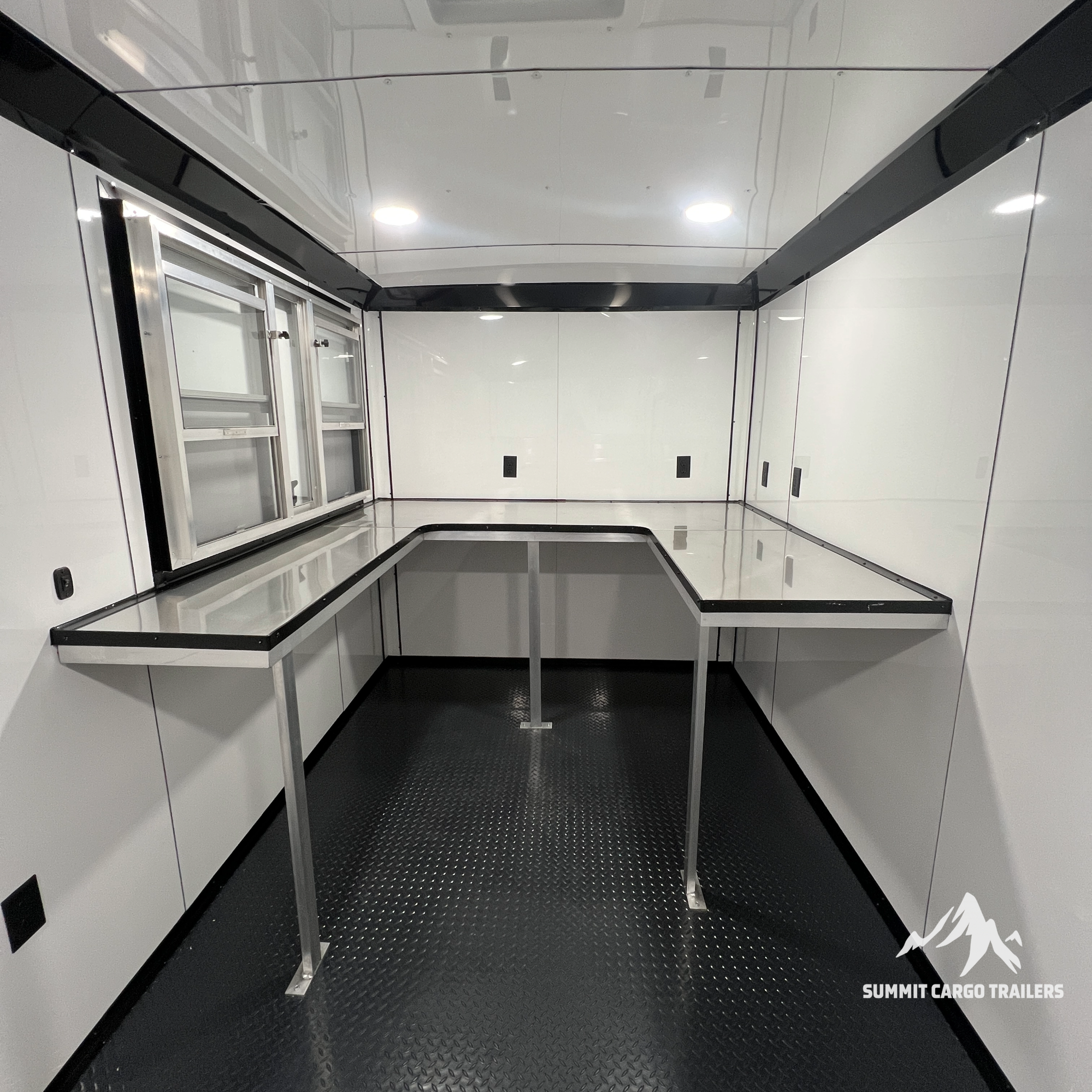 7X14TA Tan Concession Trailer