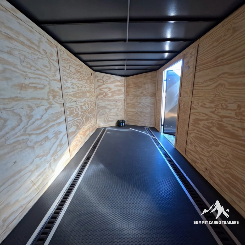 8.5X28TA Black Car Hauler Trailer