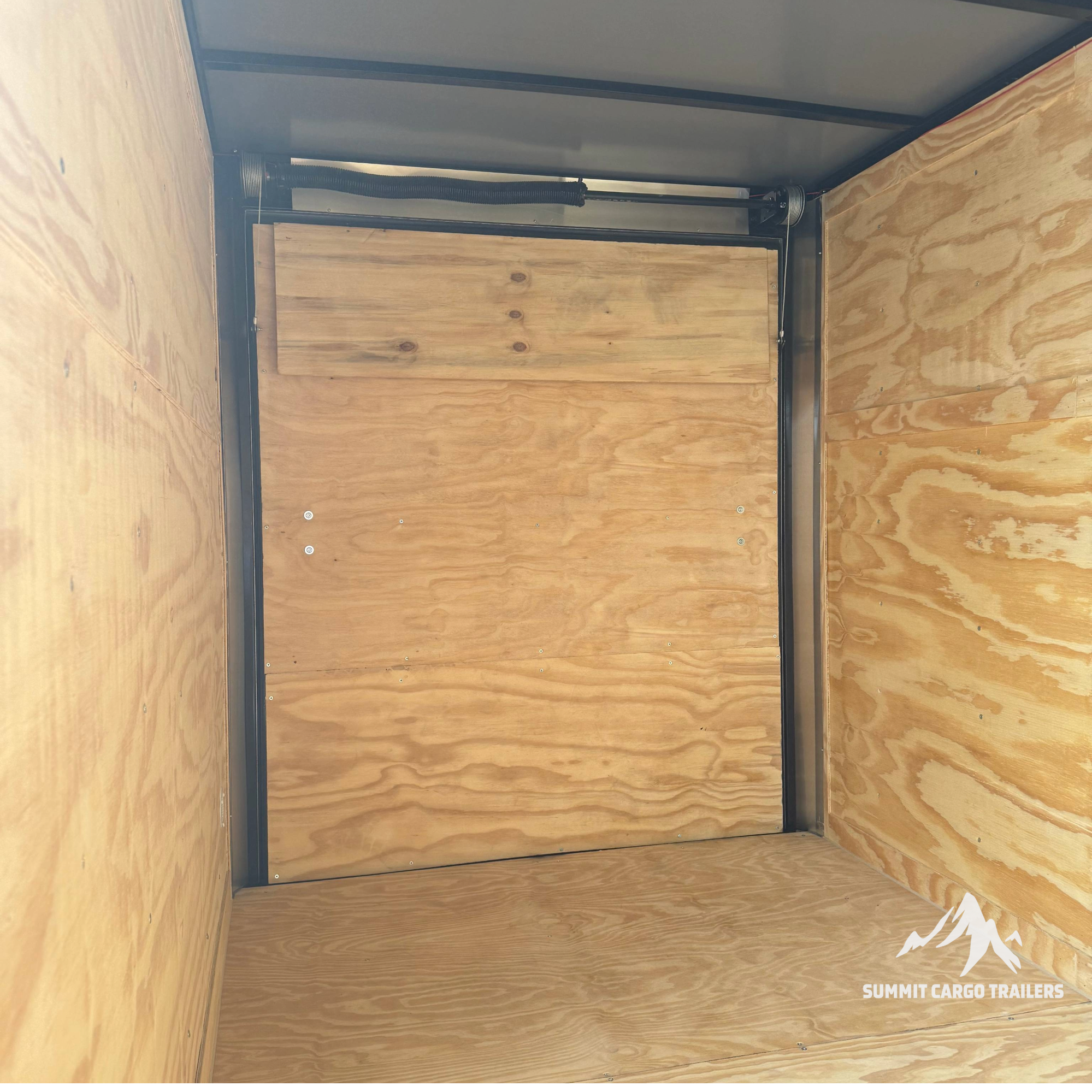 6X12SA White Standard Trailer