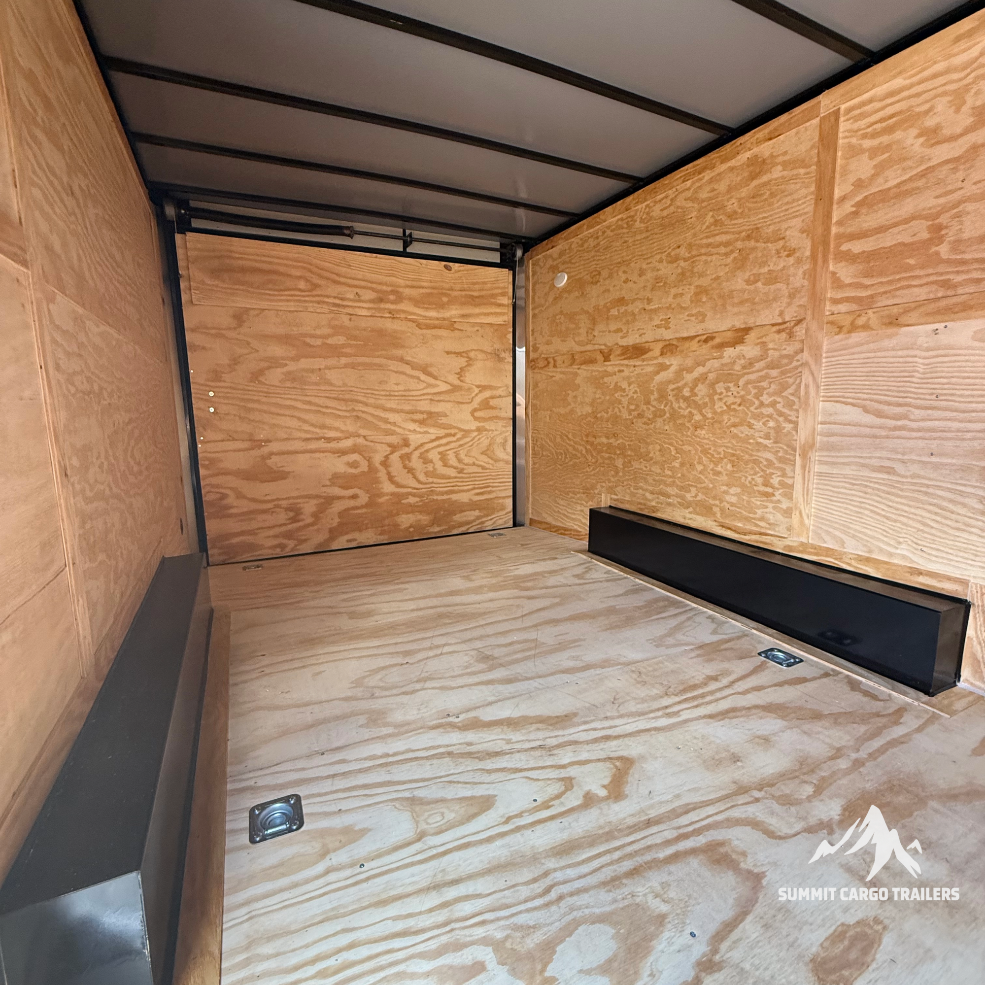 8.5X16TA White Standard Work Trailer