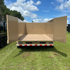 7X14TA Tan Dump Trailer