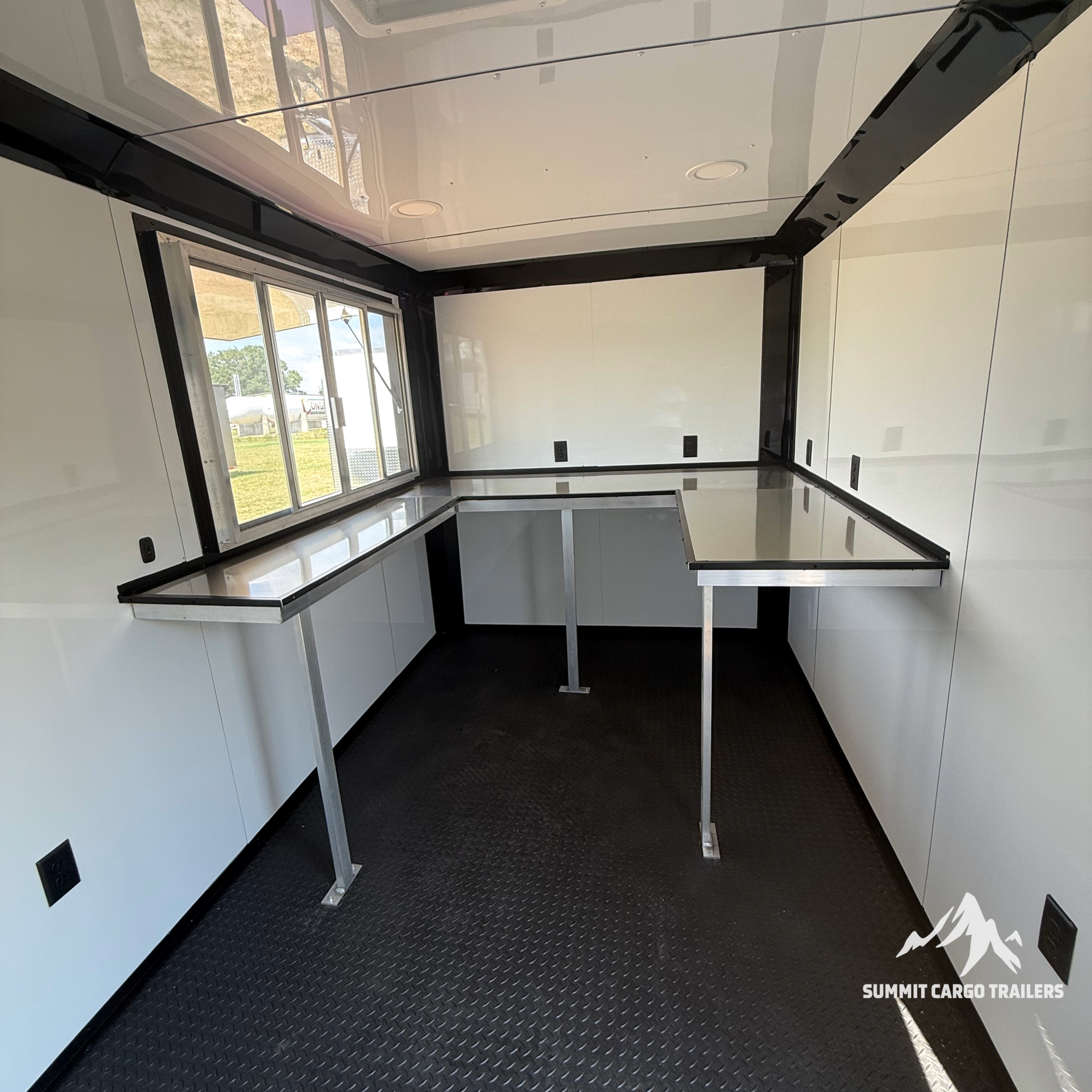 7X14TA Pink Concession Trailer