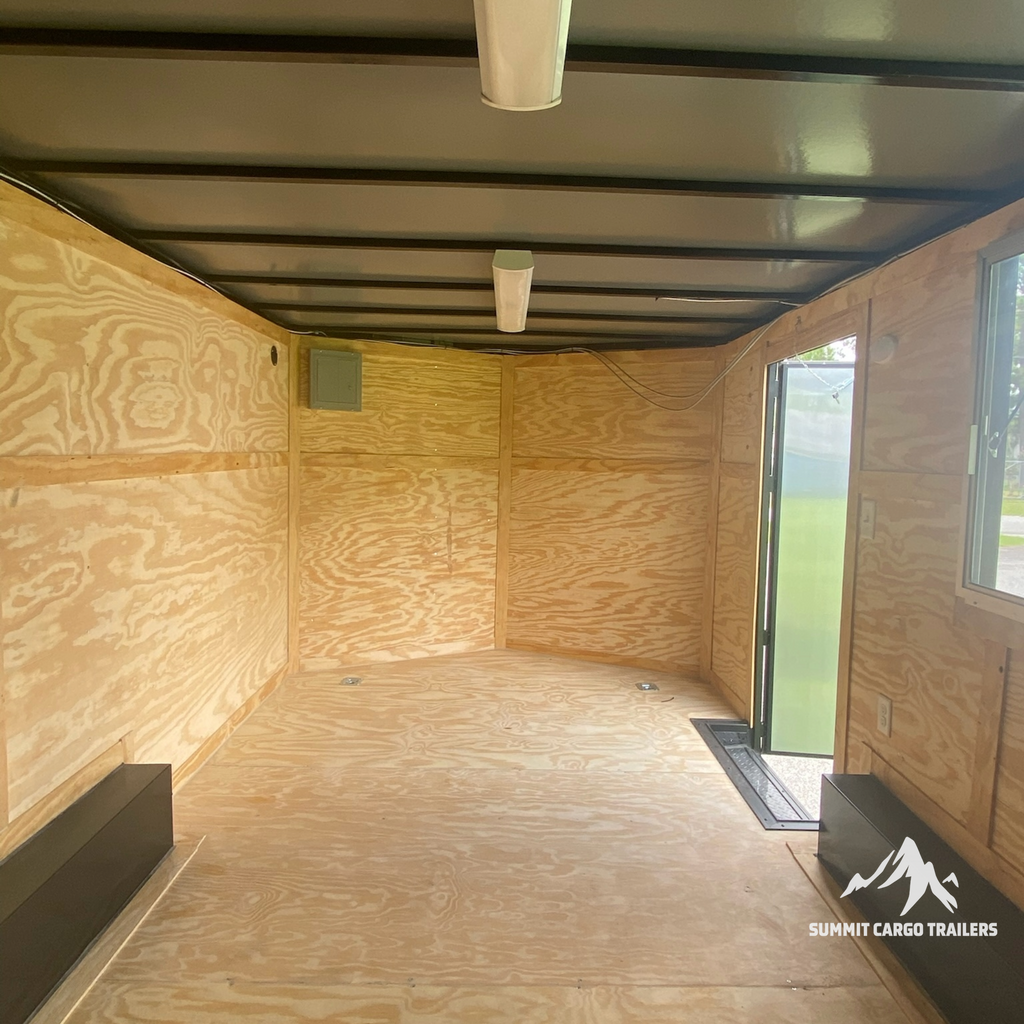 8.5X16TA Black Standard Concession Trailer