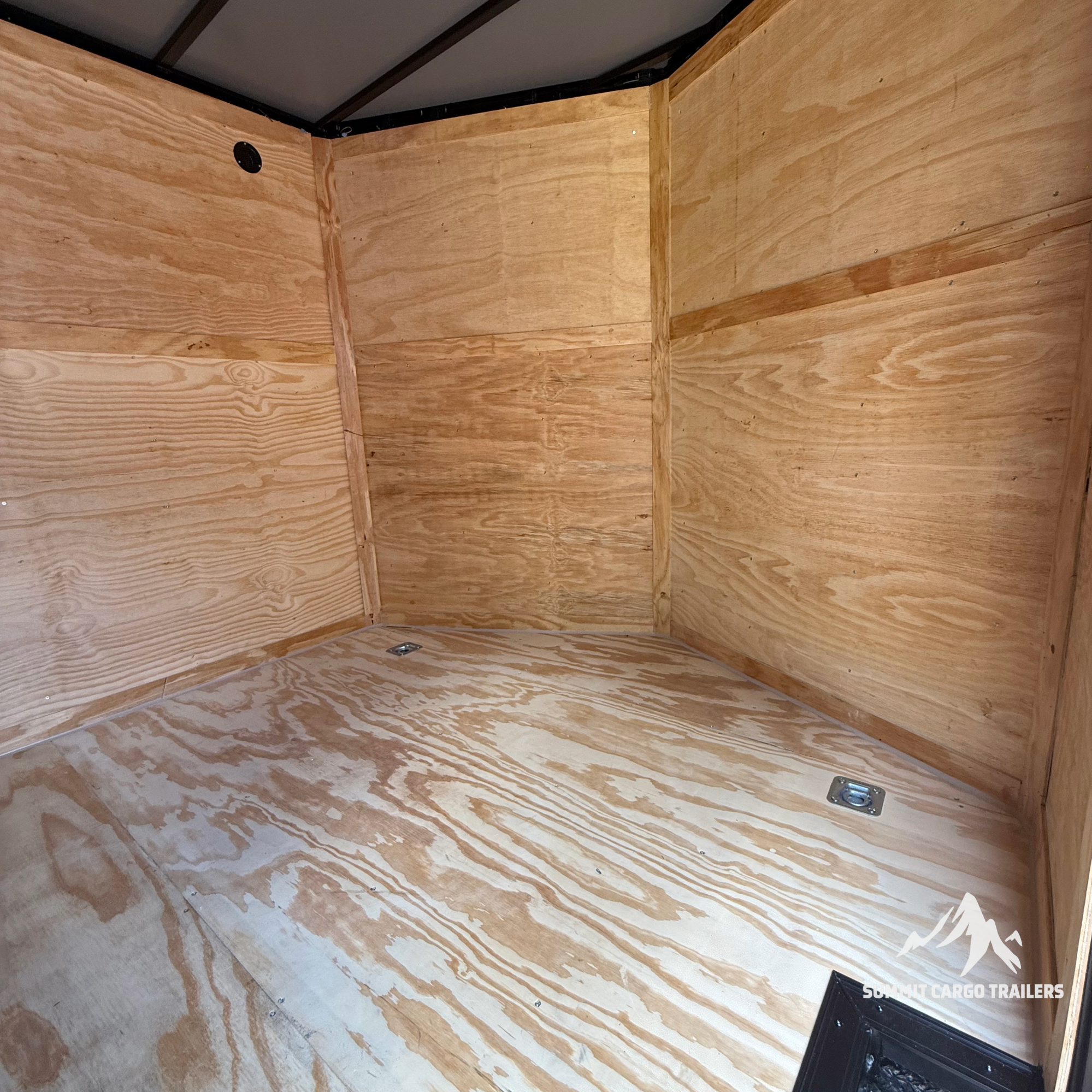 8.5X16TA White Standard Work Trailer