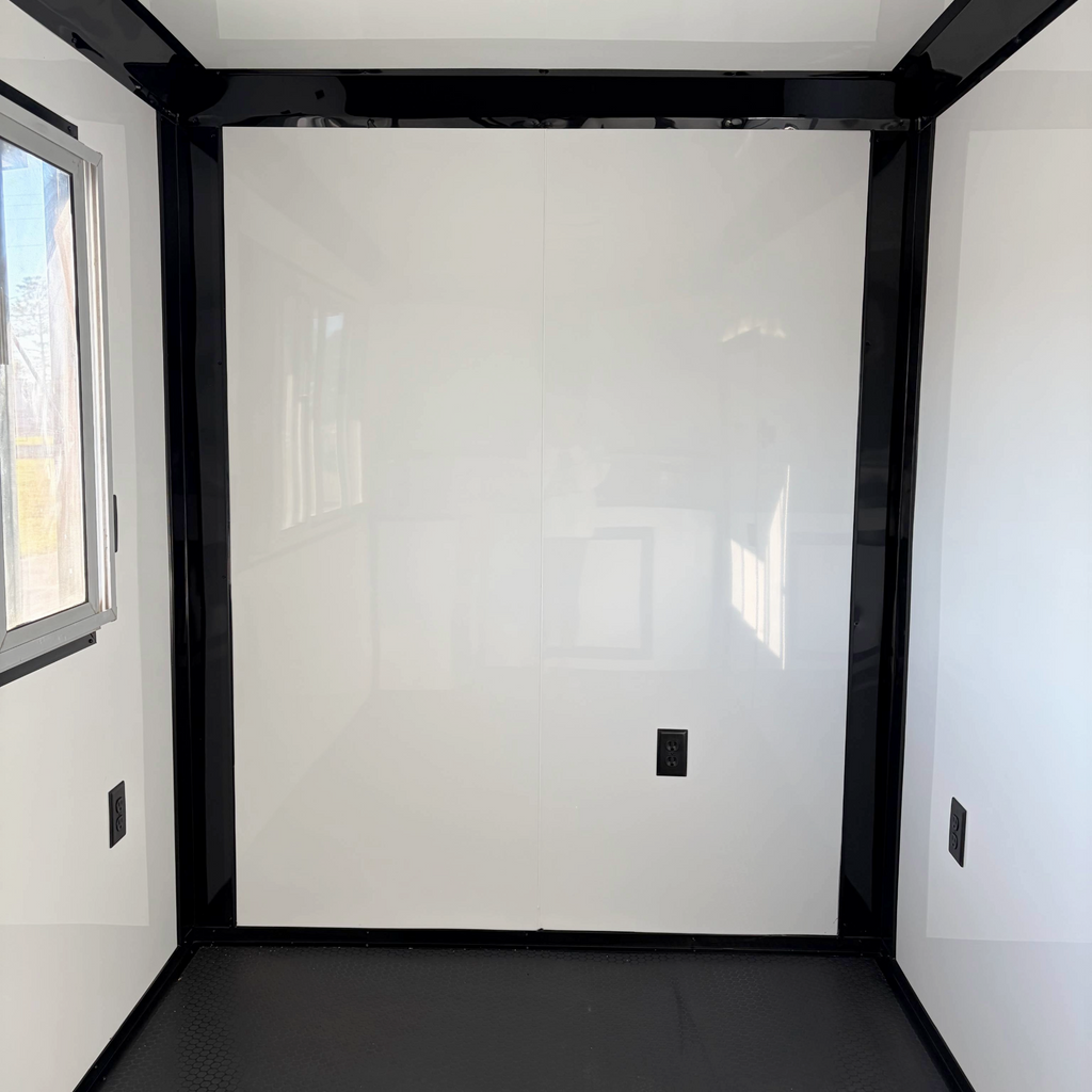 6X12SA White Concession Trailer