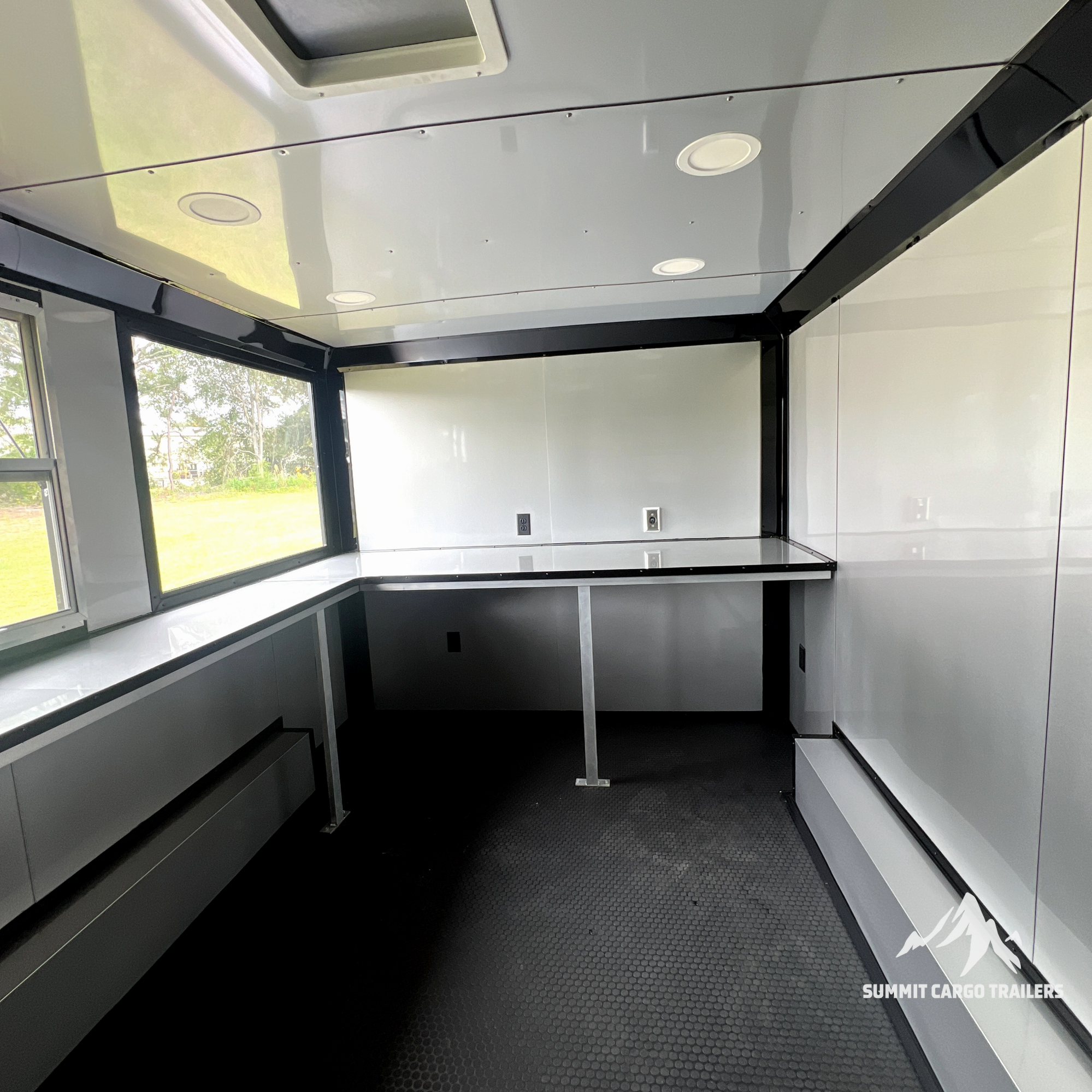 8.5X14TA Purple Concession Trailer