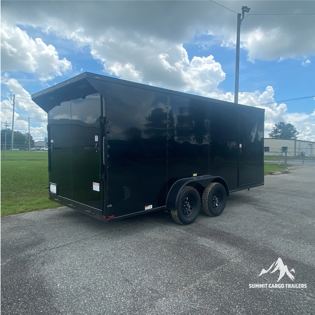 7X16TA Black Standard Trailer