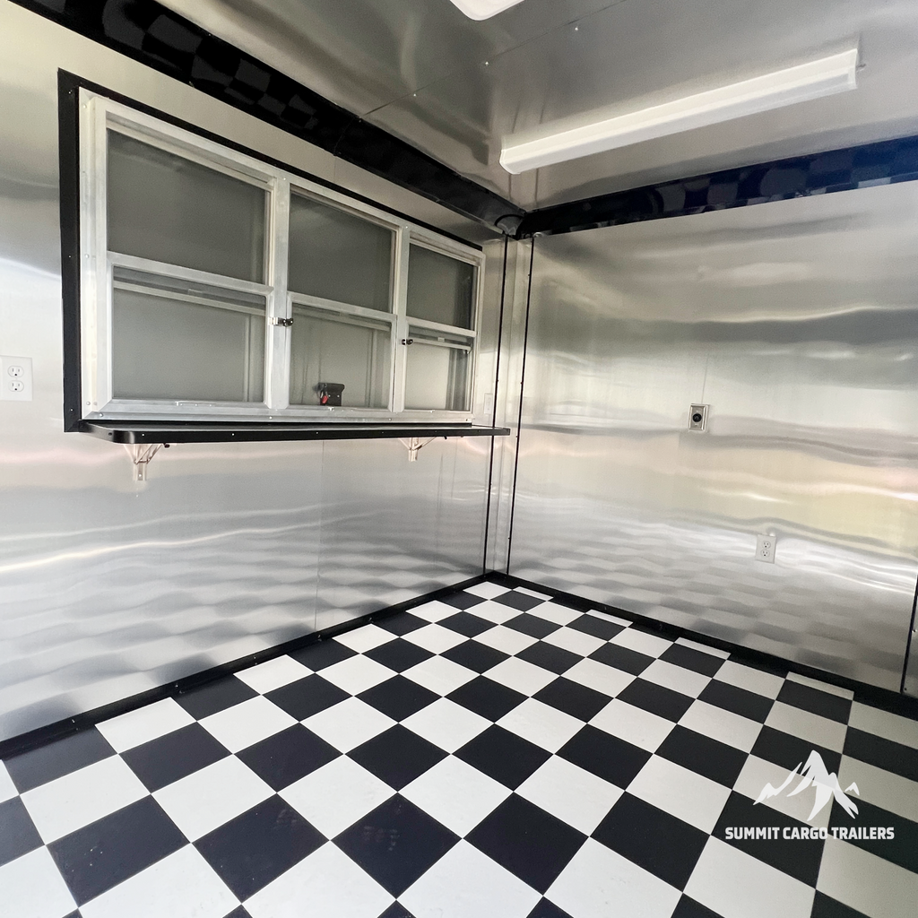 7X12TA Copper Beverage Concession Trailer