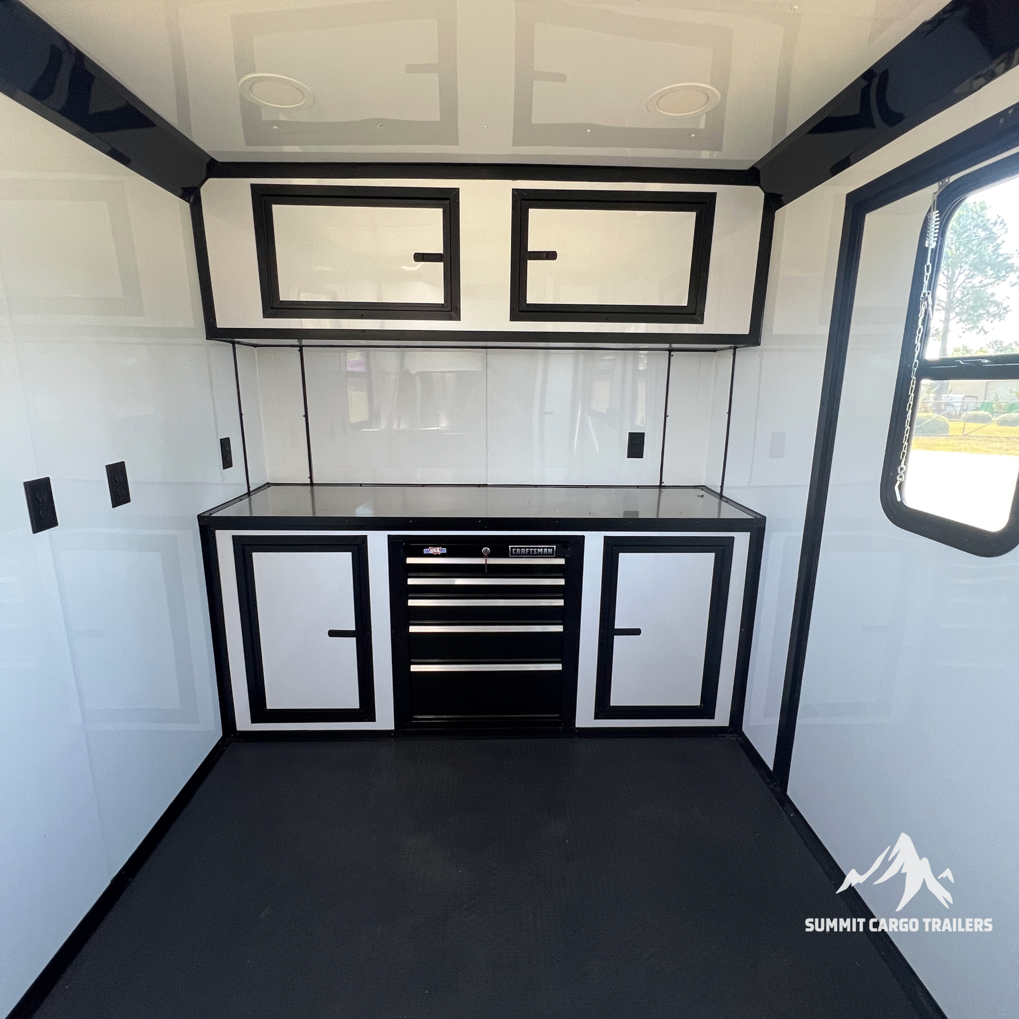 7X14TA Lime Green Pet Grooming Trailer