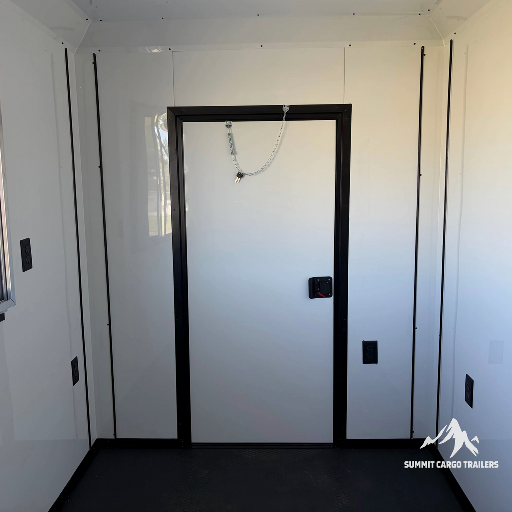 6X12TA Water Blue Concession Trailer