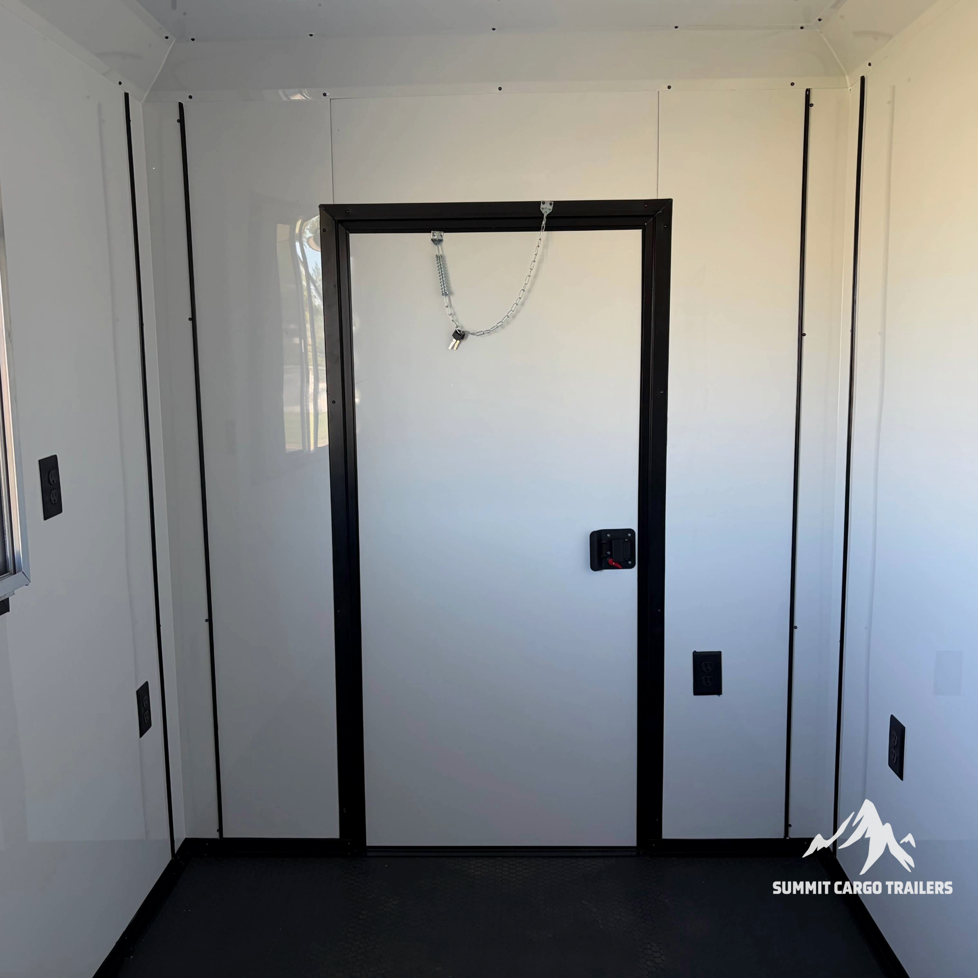 6X12TA Water Blue Concession Trailer