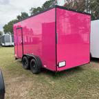7X14TA Pink Concession Trailer