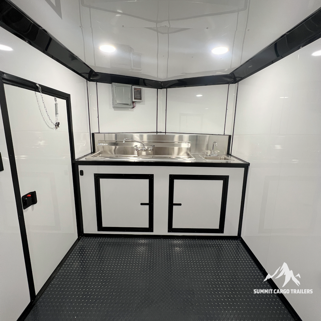 7X14TA Tan Concession Trailer