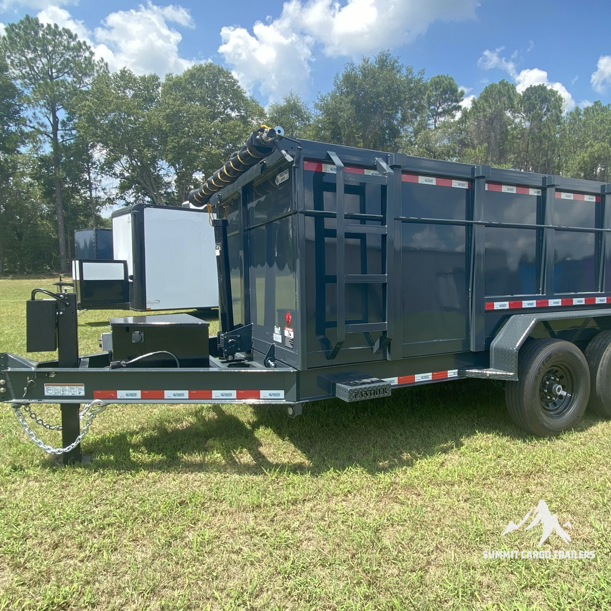 7X14TA Athracite Grey Dump Trailer