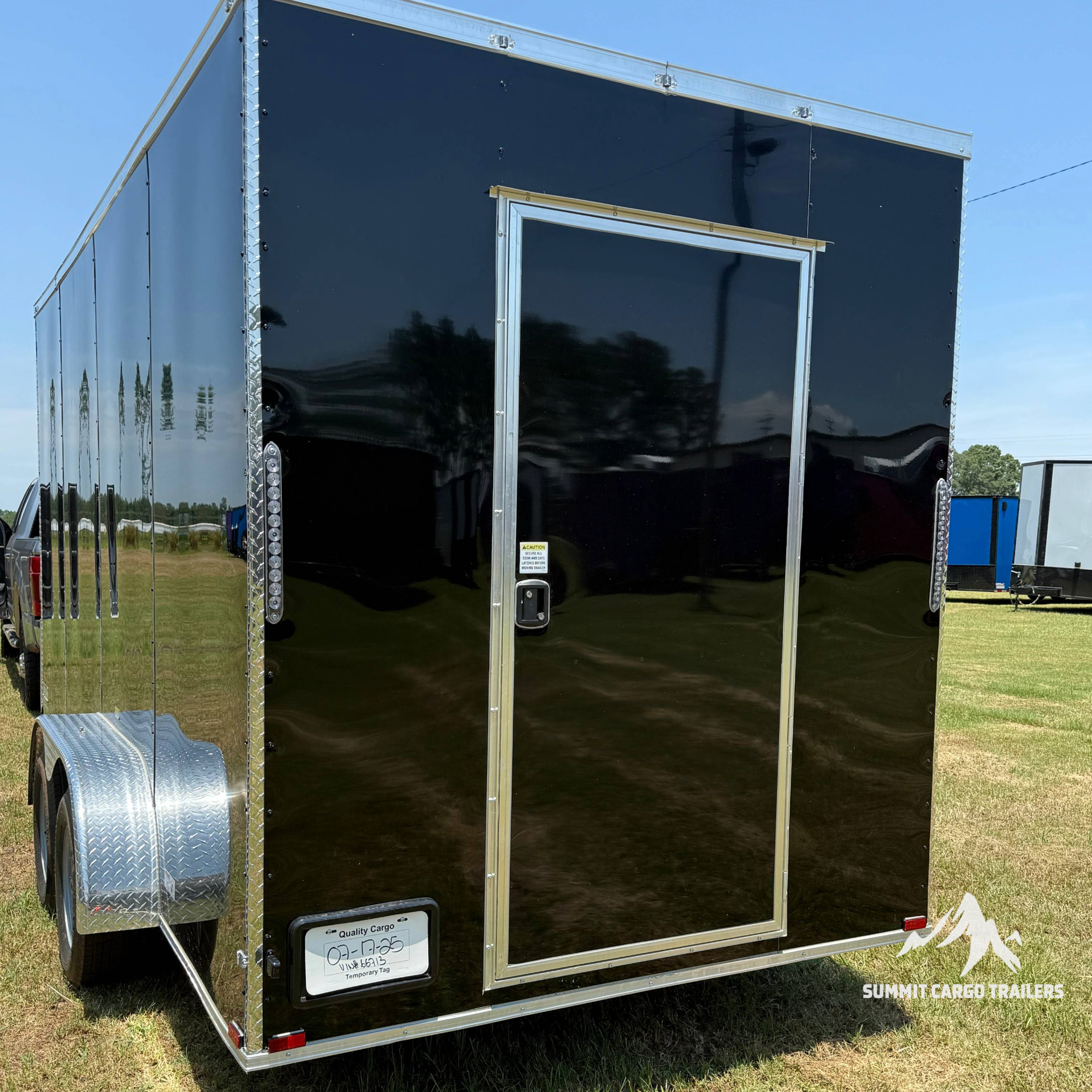 7X16TA Black Standard Trailer