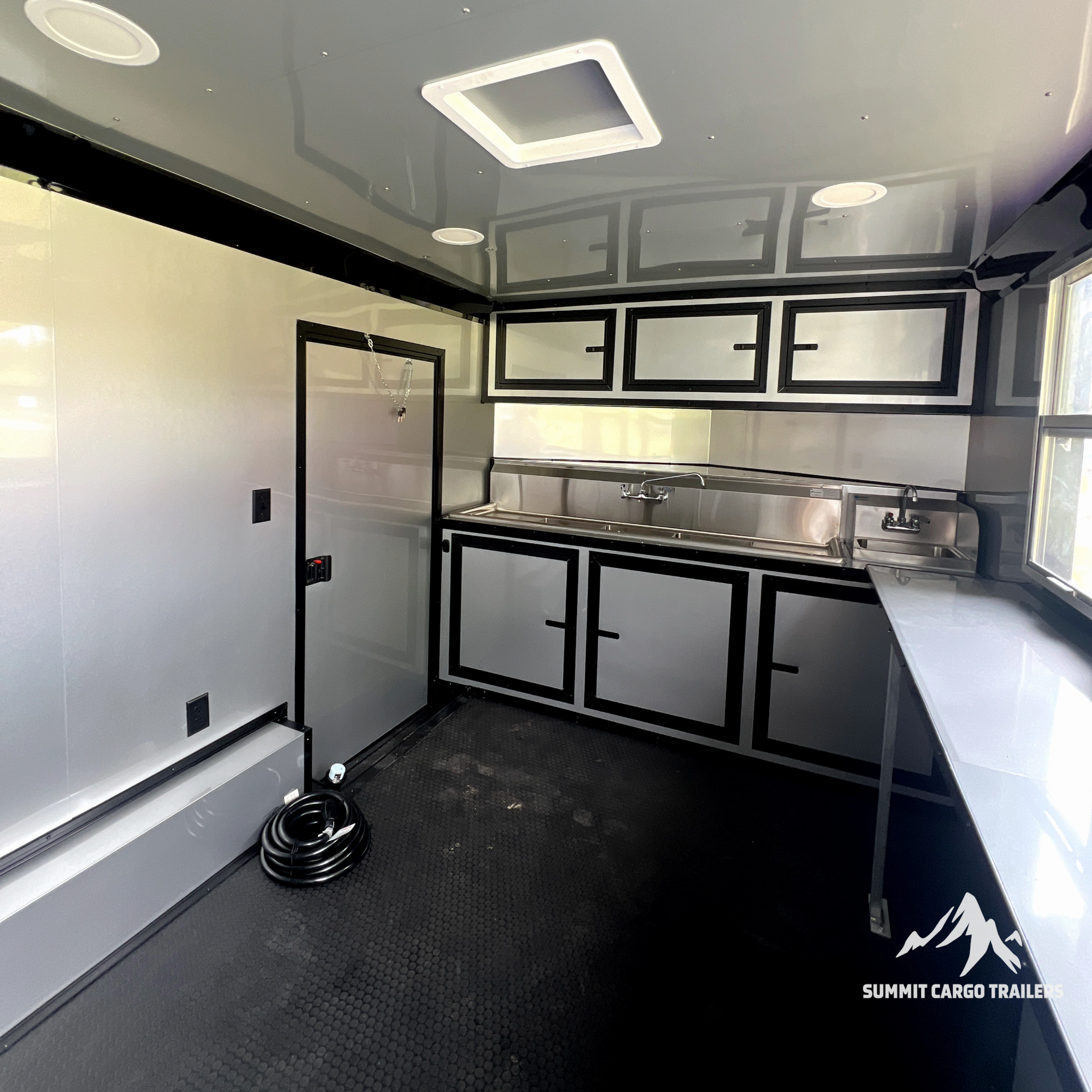 8.5X14TA Purple Concession Trailer