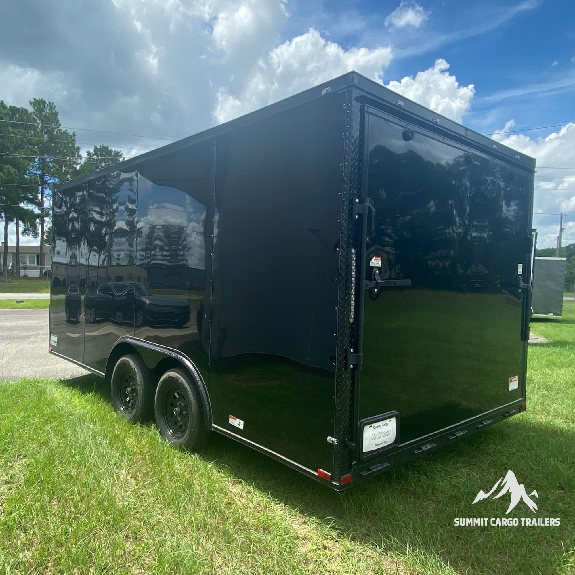 8.5X16TA Black Standard Concession Trailer