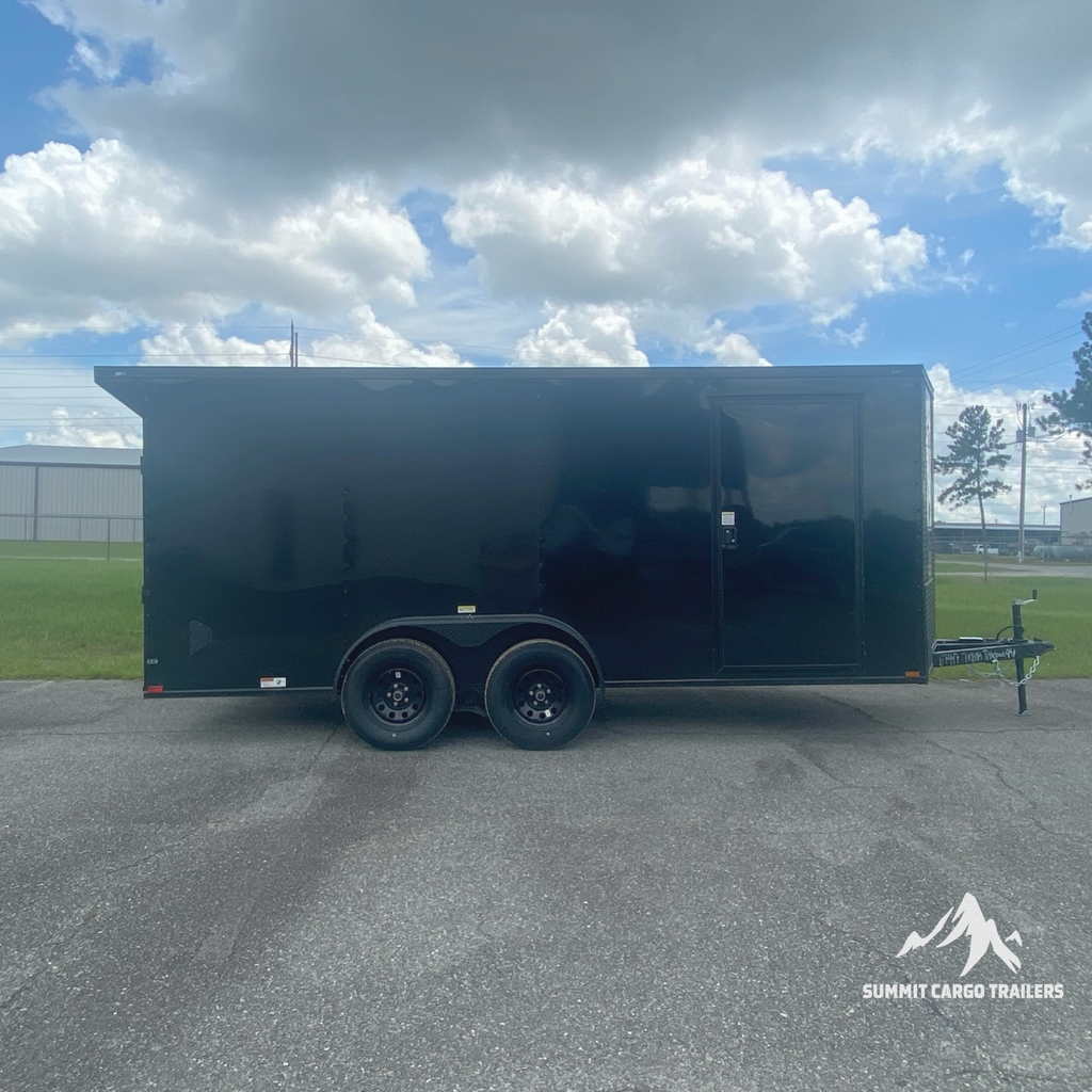 7X16TA Black Standard Trailer