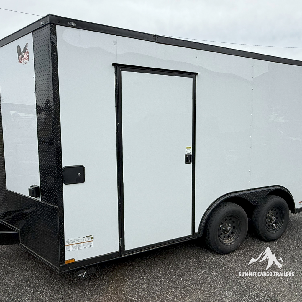 8.5X14TA White Beverage Concession Trailer