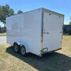 7X14TA White Standard Trailer