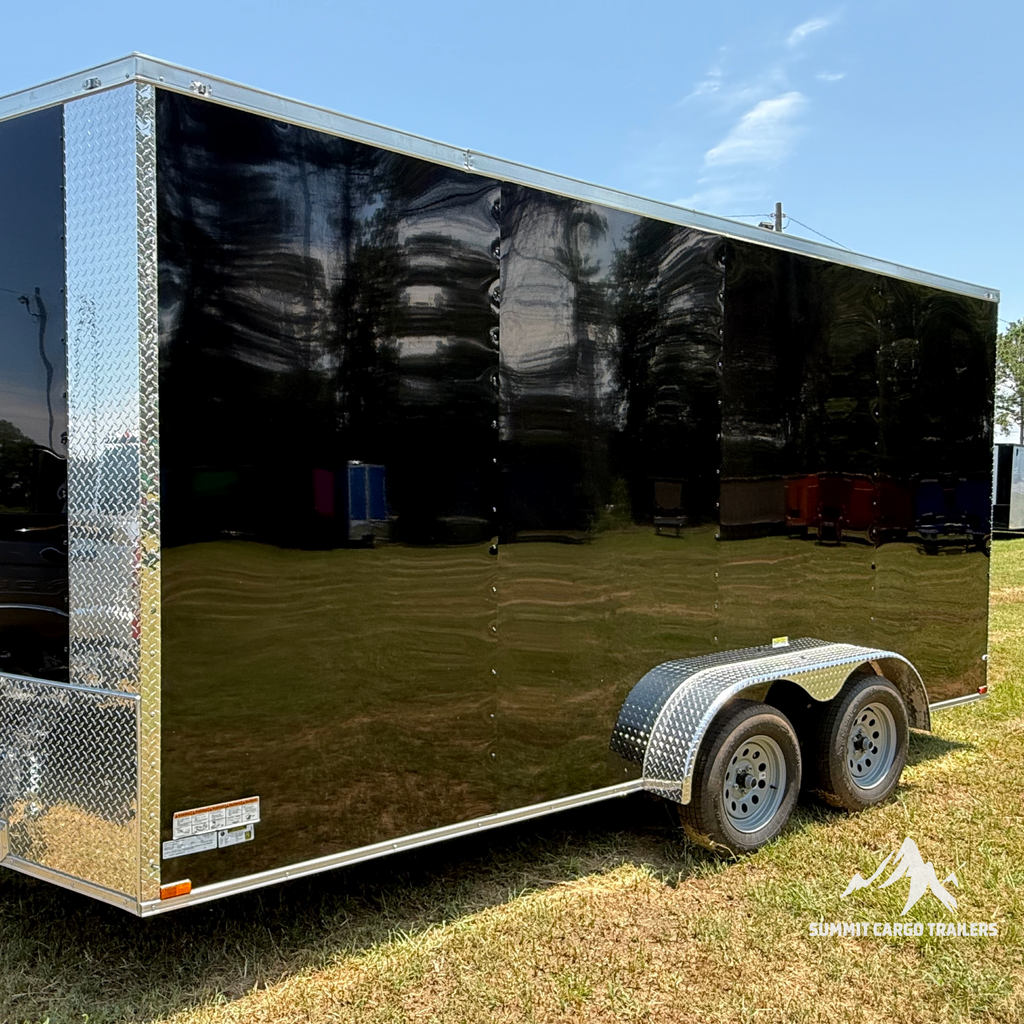 7X16TA Black Standard Trailer