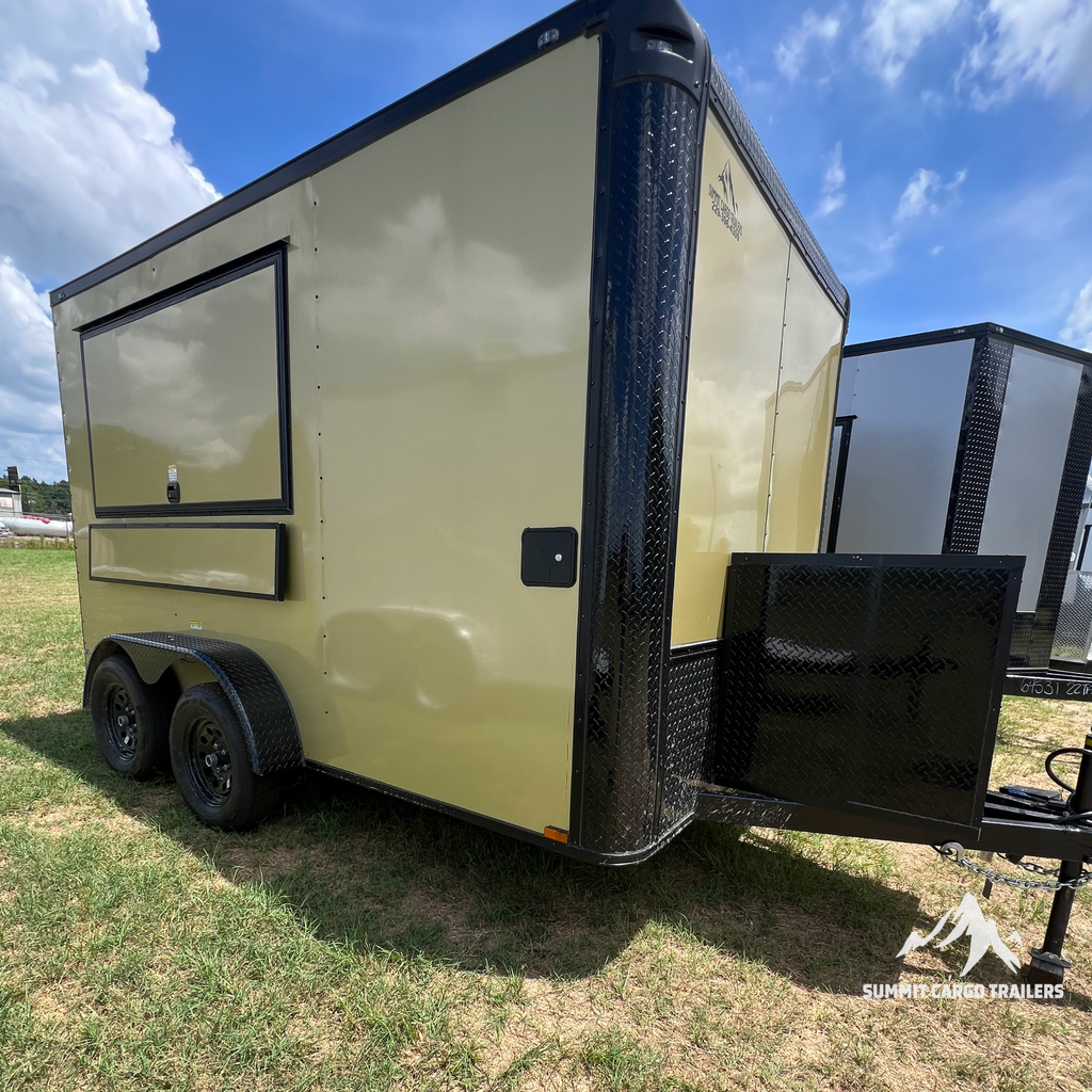 7X12TA Copper Beverage Concession Trailer
