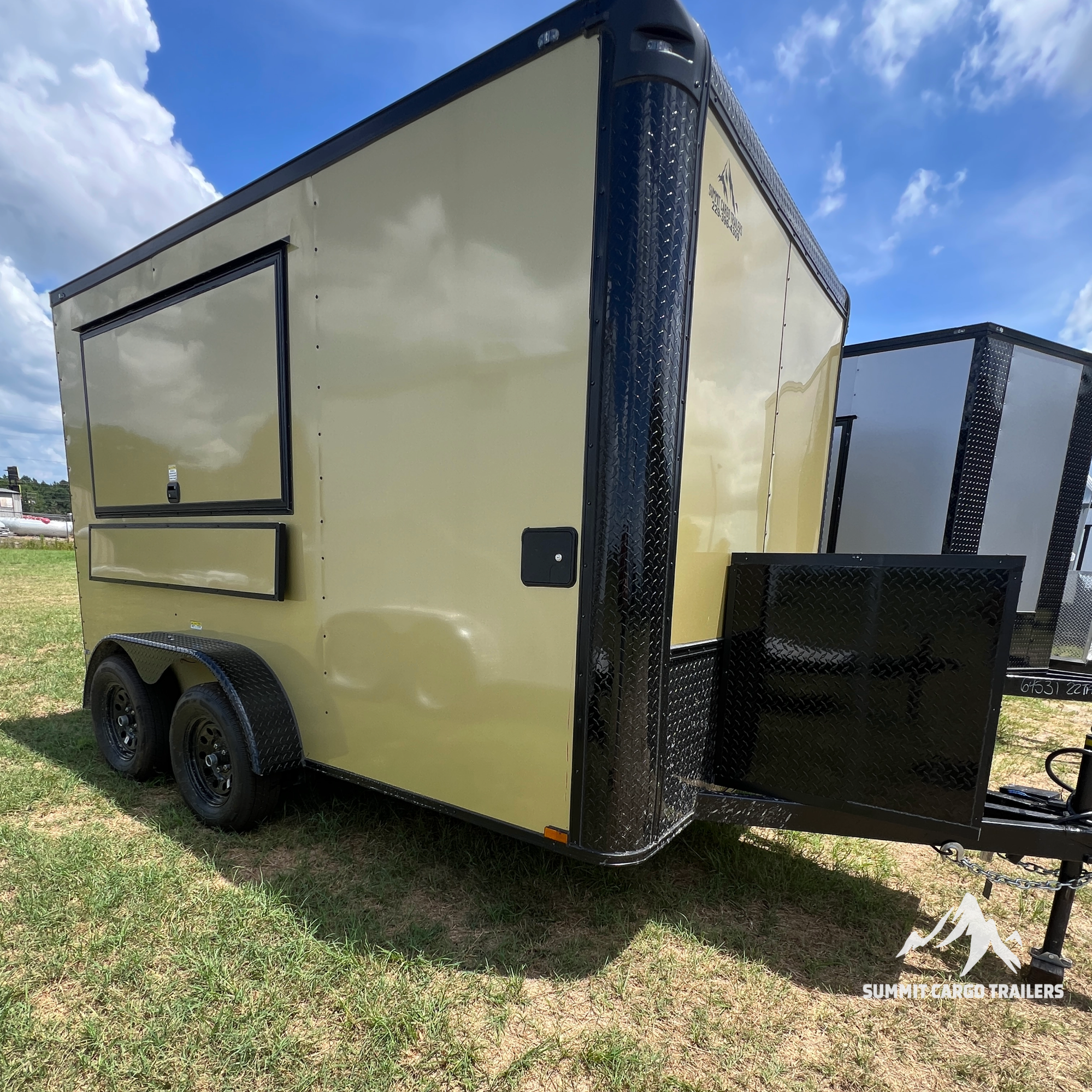 7X12TA Copper Beverage Concession Trailer